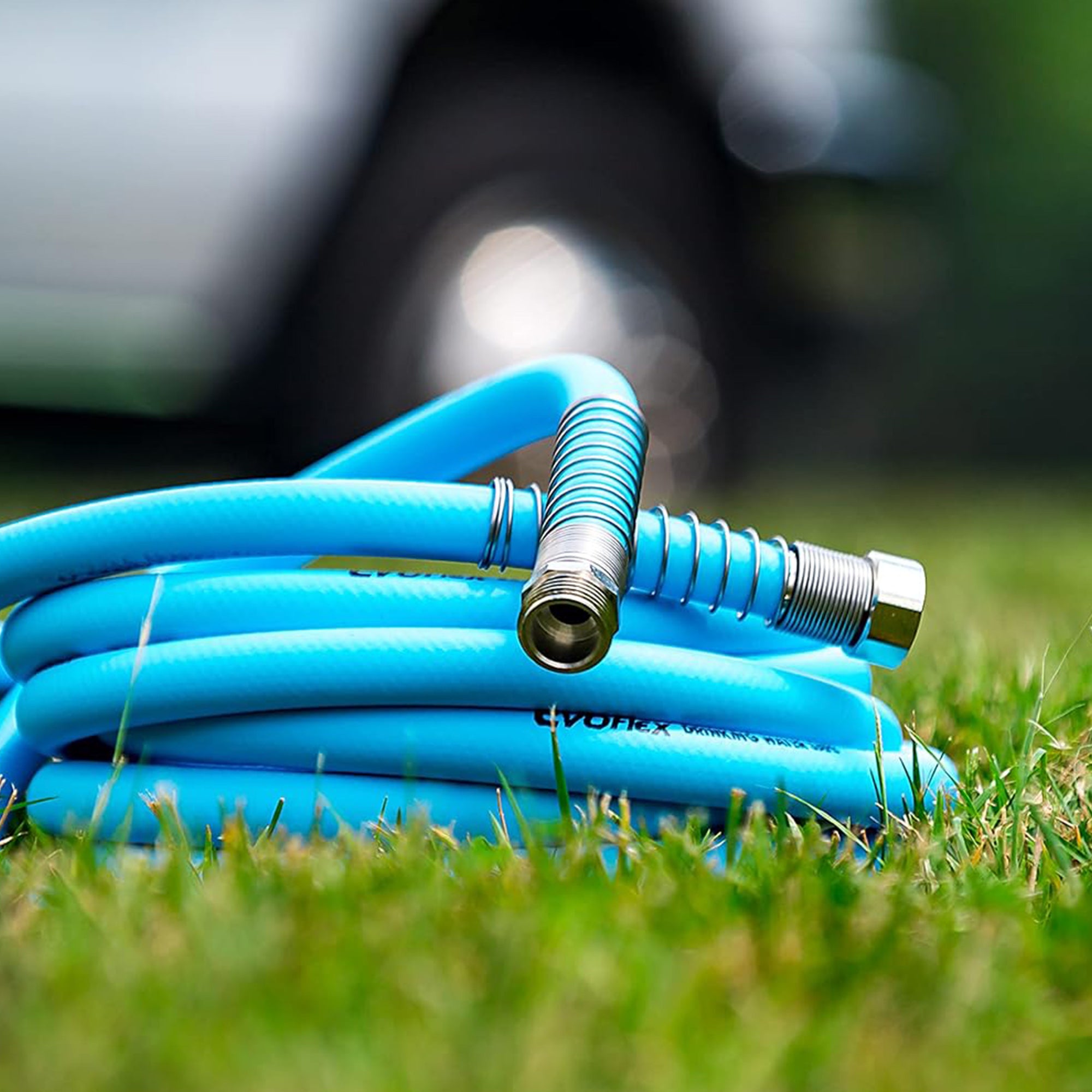 Camco EvoFlex 4 Foot Flexible PVC Drinking Water Hose for RV and Marine Use - VMInnovations