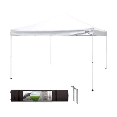 Caravan Canopy Straight Leg Instant Canopy and Sidewalls w/Set of 4 Weights
