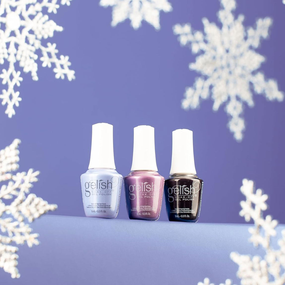 Gelish Mini Holiday 2023 On My Wish List Nail Polish Bottle Manicure Set, 3 Pack - VMInnovations