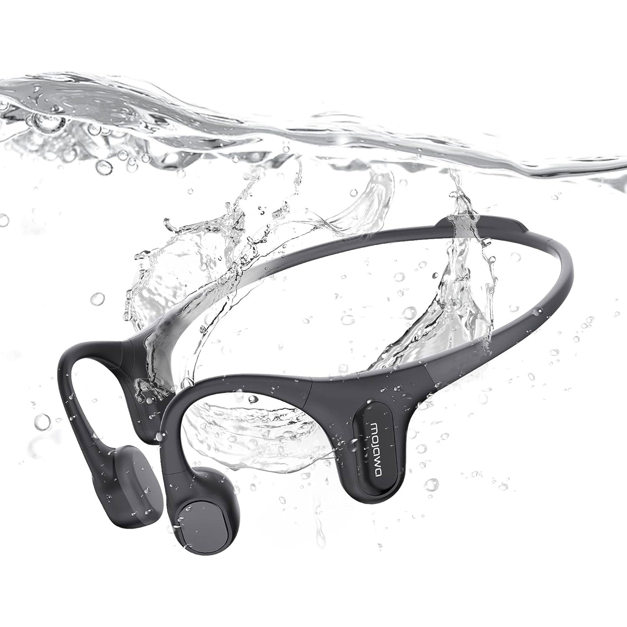 MOJAWA Run Plus Sports Headphones w/Bluetooth & Voice Assistant, Black(Open Box) - VMInnovations