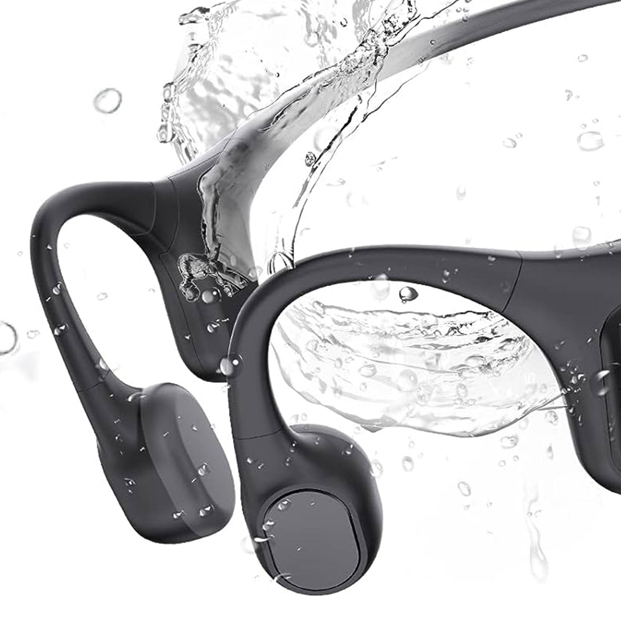 MOJAWA Run Plus Sports Headphones w/Bluetooth & Voice Assistant, Black(Open Box) - VMInnovations