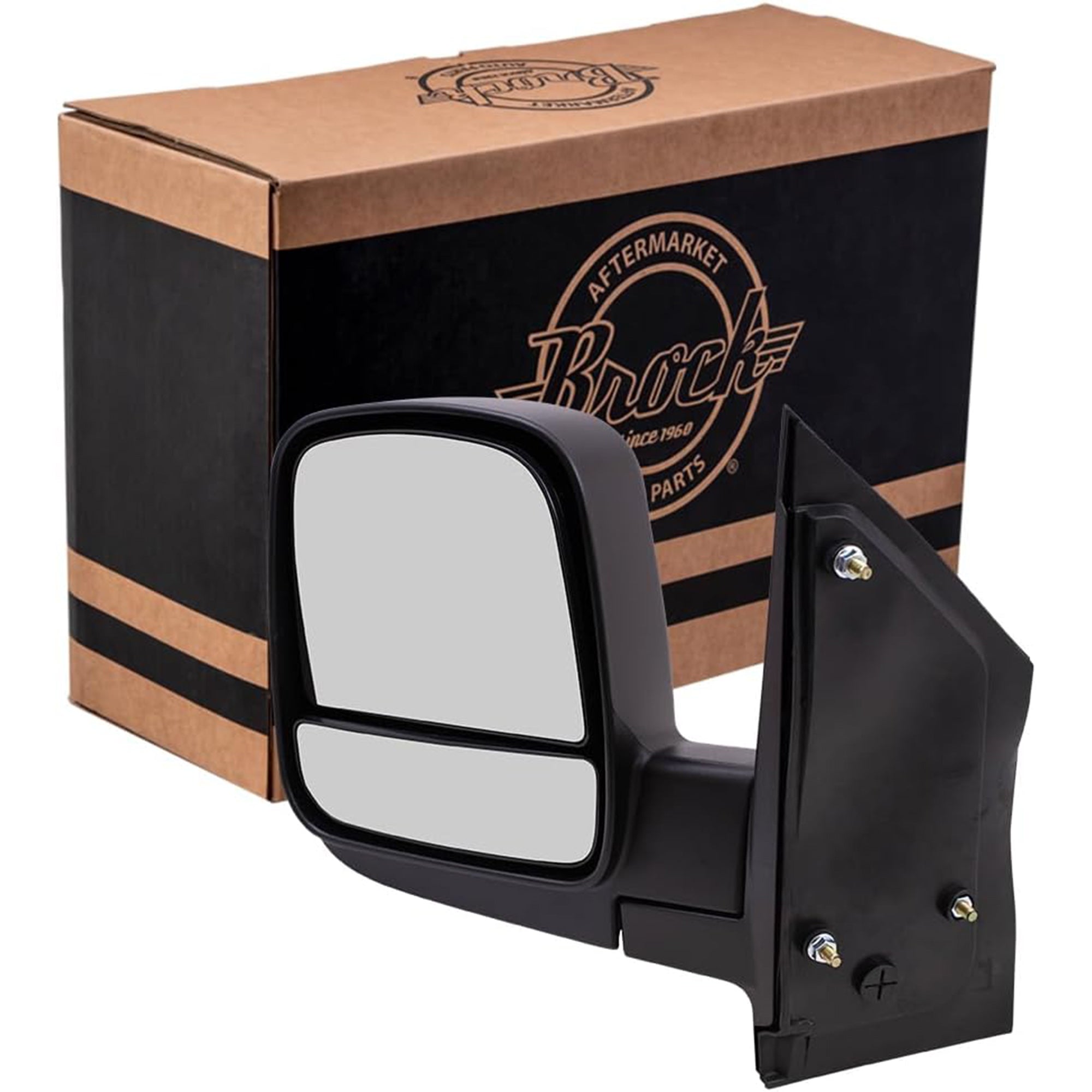 Brock Driver's Side Manual Mirror for Chevrolet Express and GMC Savana 08 to 22 - VMInnovations