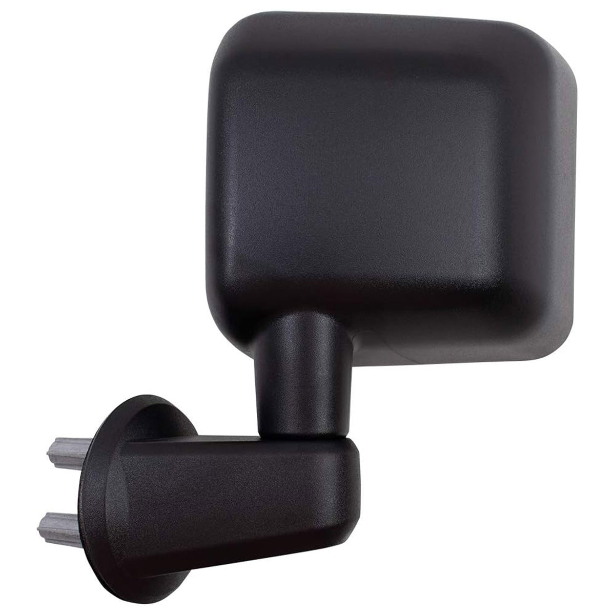 Brock Manual Left Side View Replacement Mirror for 07-17 Jeep Wrangler, Black - VMInnovations