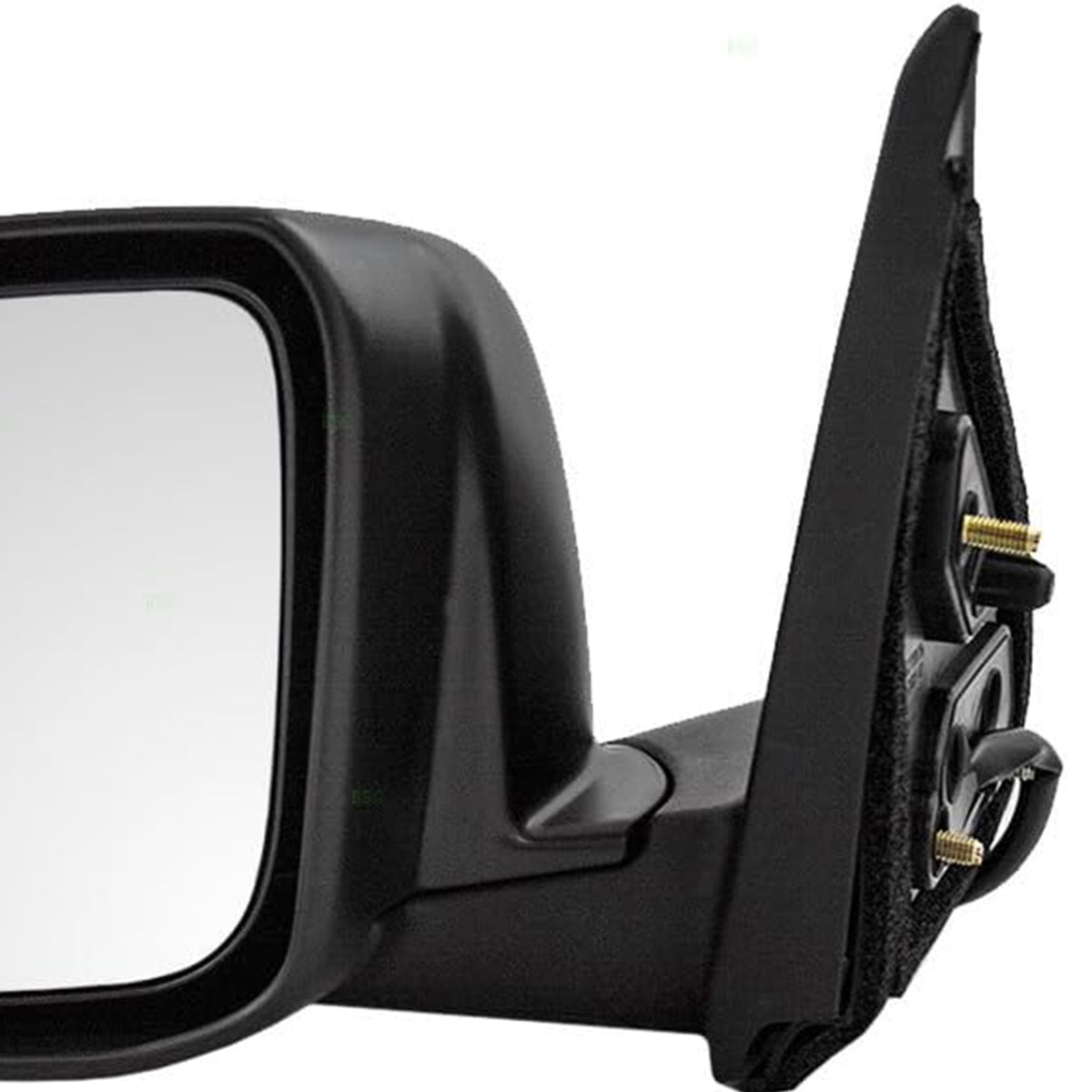 Brock Driver's Side View Power Mirror for Nissan Rogue 2008 to 2013, Black