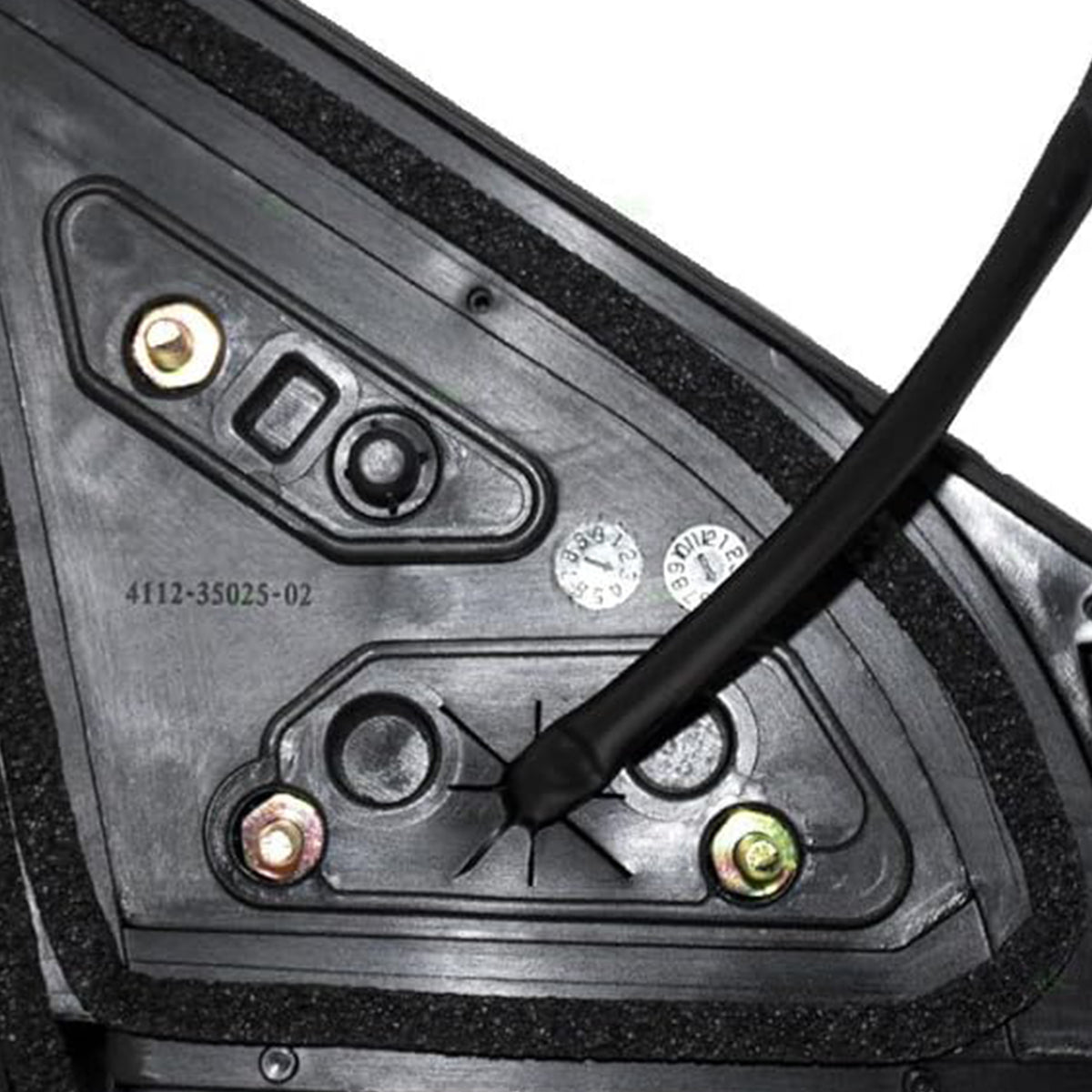 Brock Driver's Side View Power Mirror for Nissan Rogue 2008-2013,Black(Open Box)