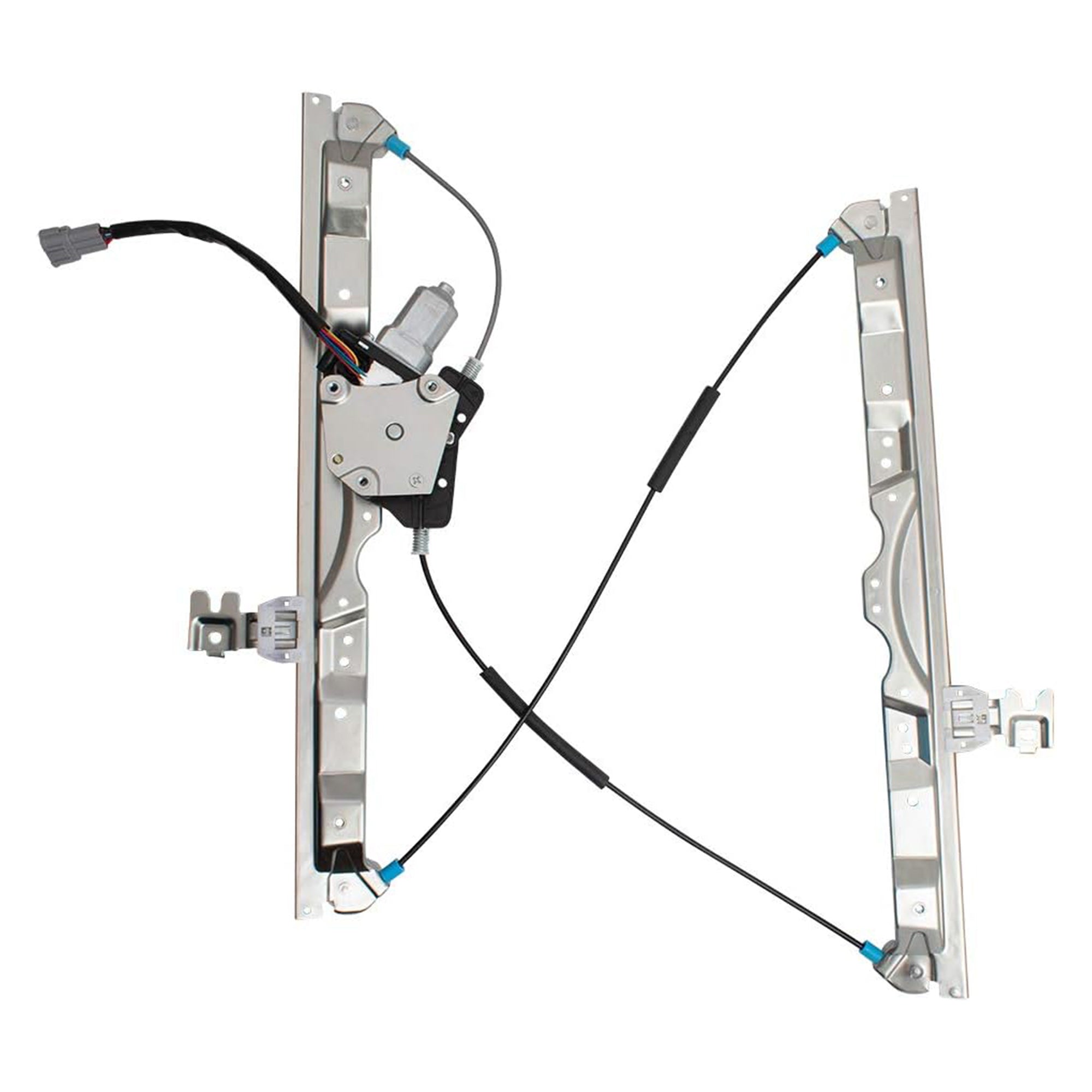 Brock Replacement Passengers Front Power Window Lift Regulator with Motor, Left