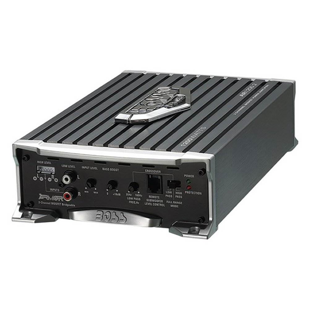 Boss Audio AR1200.2 1200 Watt 2-Channel Car Audio Amplifier Amp and Level Remote