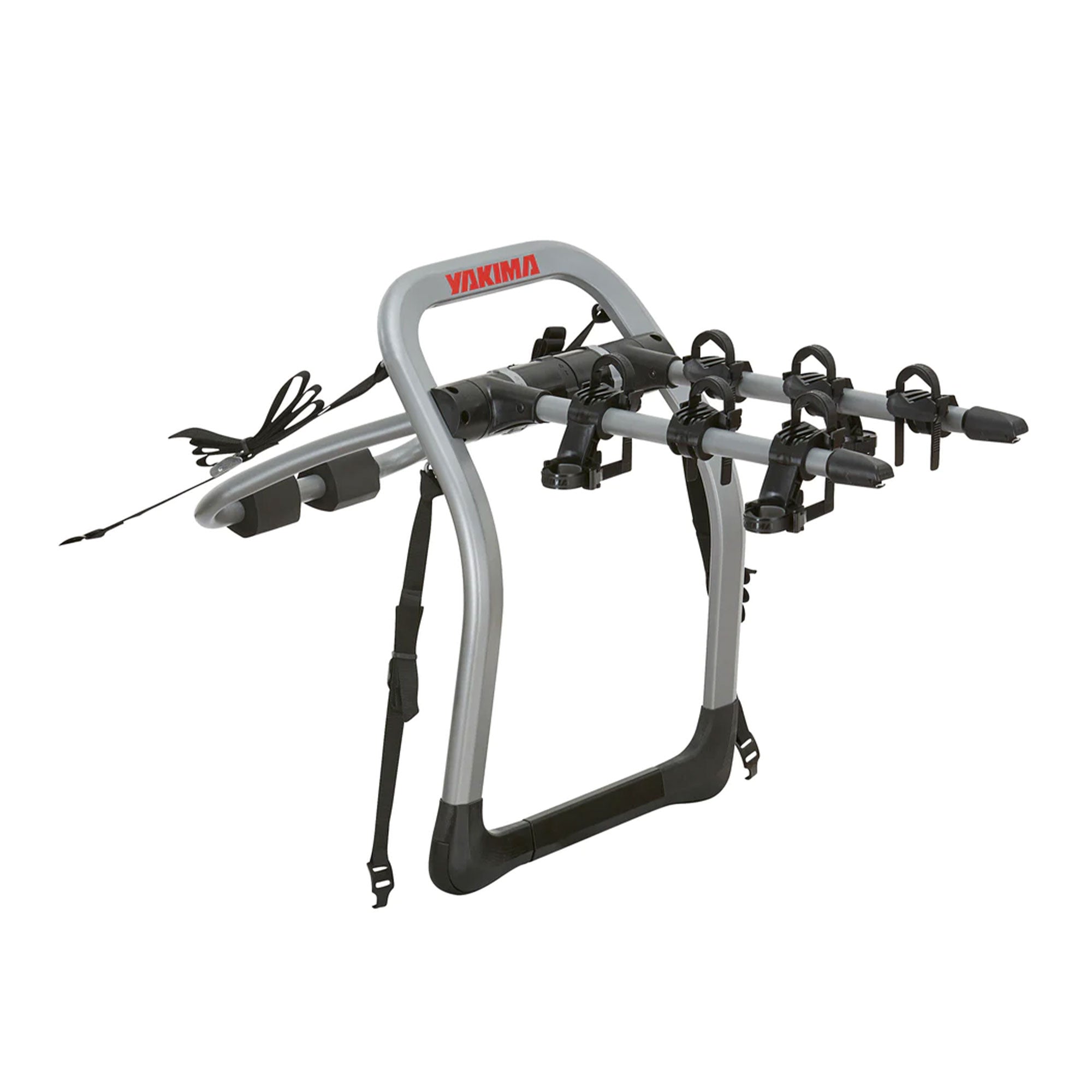 Yakima 3 Bike Capacity Trunk Bike Strap Rack with ZipStrips,Gray/Black(Open Box) - VMInnovations