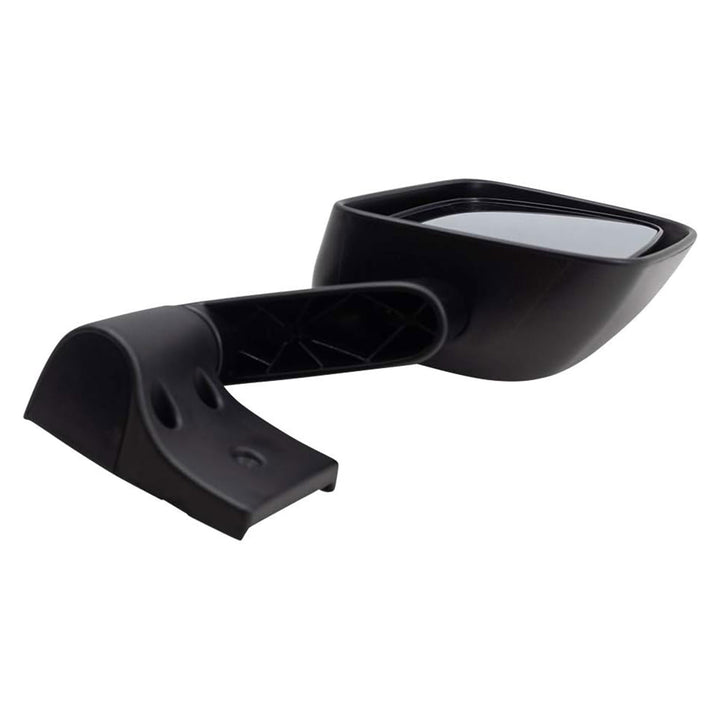 Brock Textured Replacement Manual Mirror Set for Jeep Wrangler 03 to 06, Black - VMInnovations