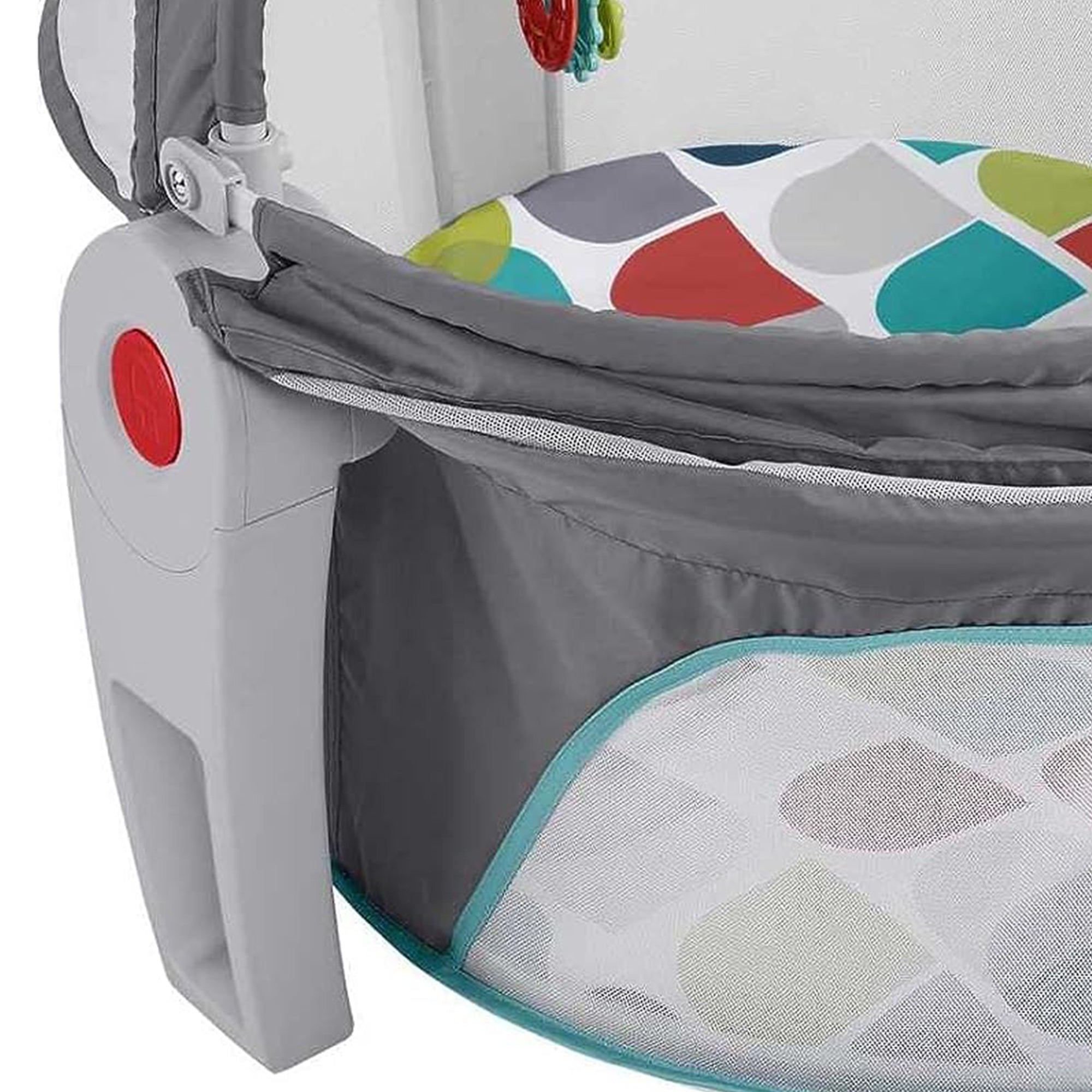 Fisher Price On the Go Baby Dome Portable Bassinet Play Space with Toys & Canopy - VMInnovations