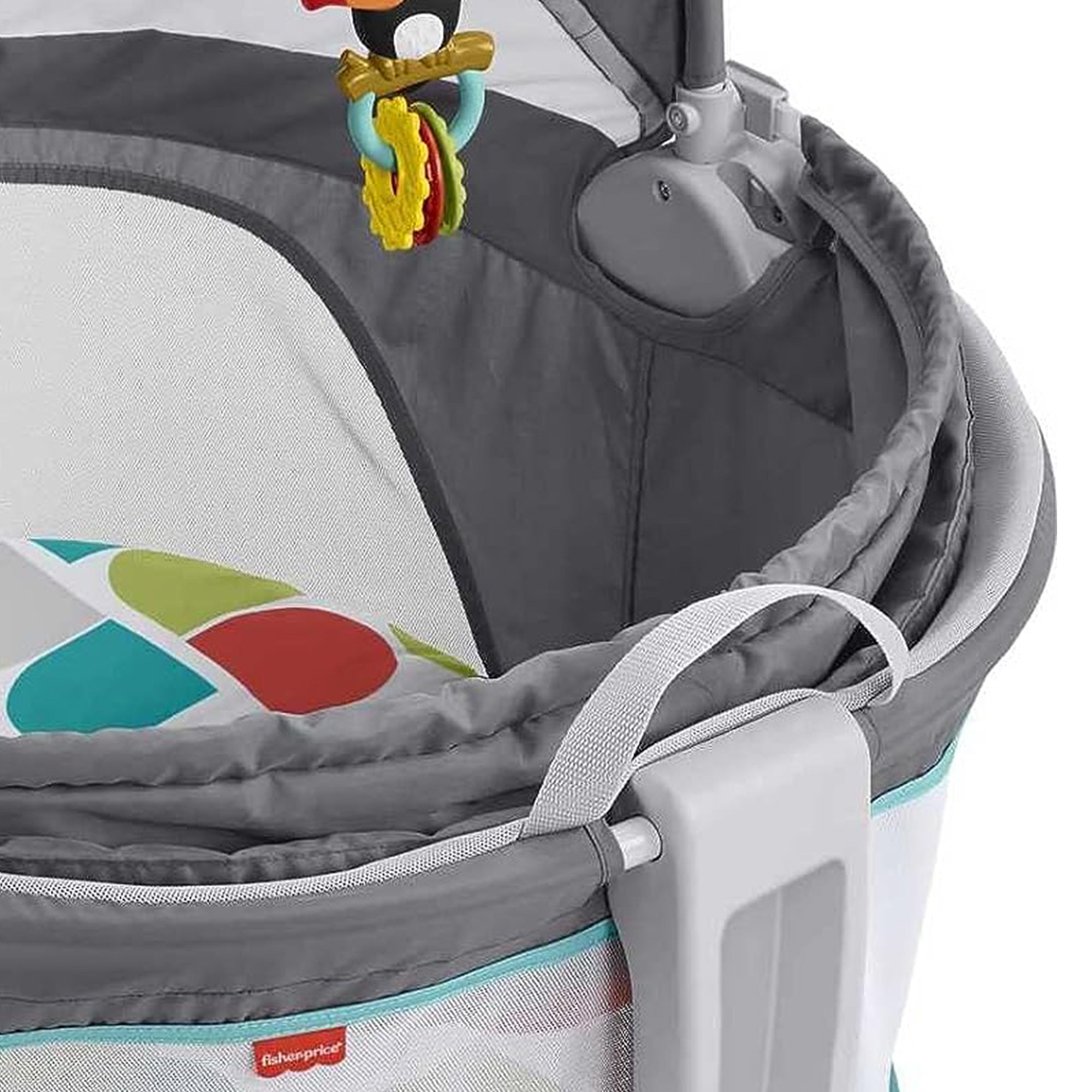 Fisher Price On the Go Baby Dome Portable Bassinet Play Space with Toys & Canopy - VMInnovations