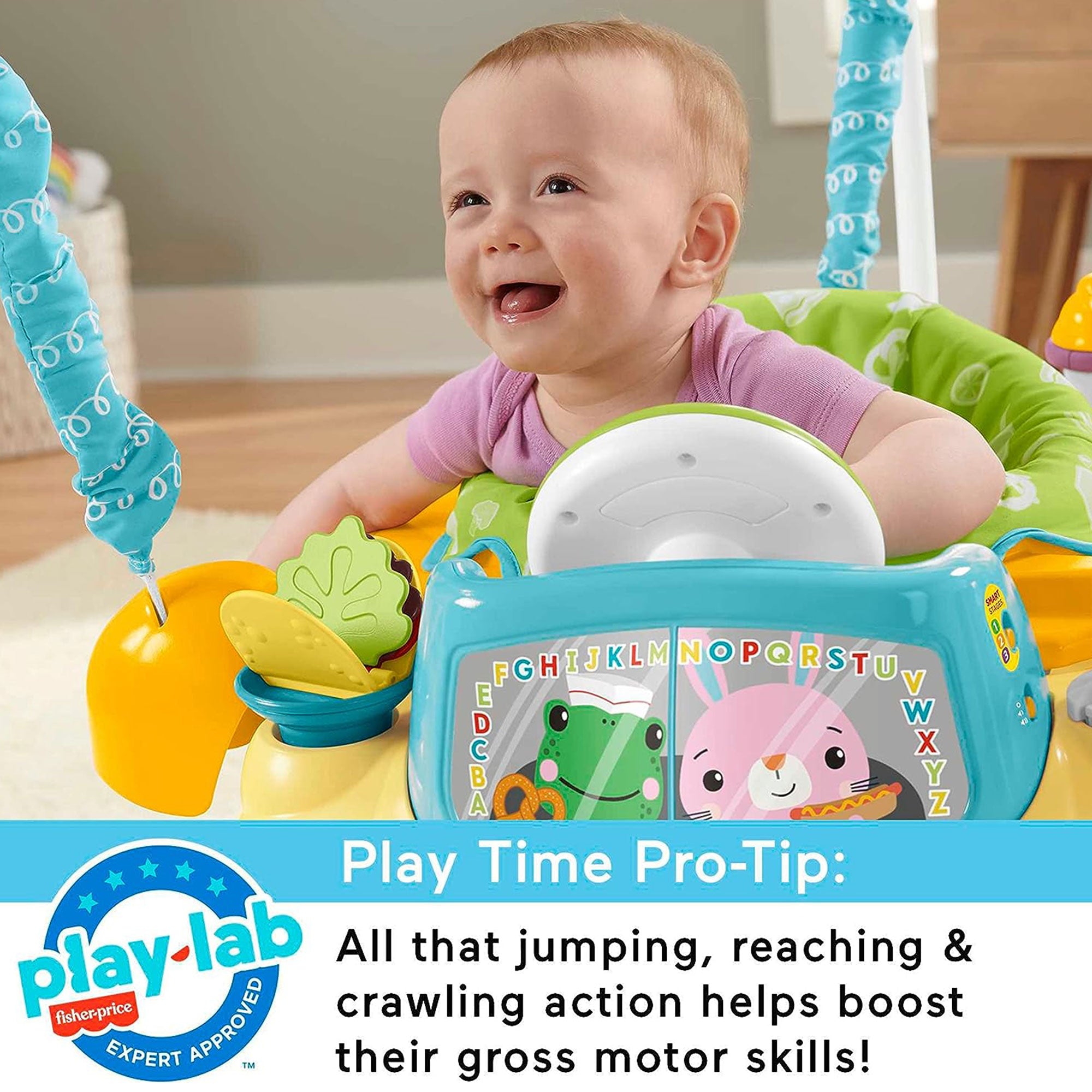 Fisher-Price 2-in-1 Servin' Up Fun Jumperoo Baby Activity Center (Open Box) - VMInnovations
