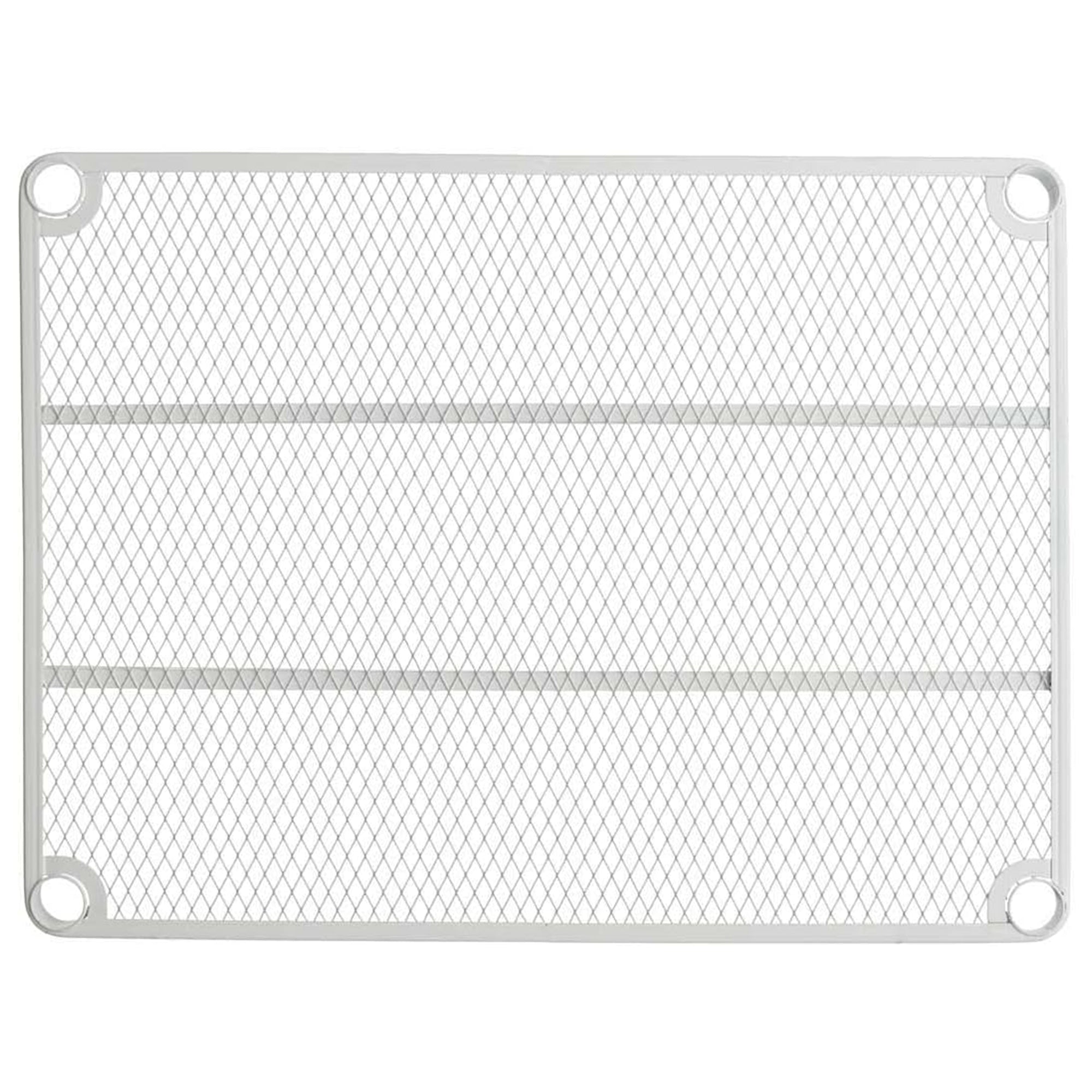 Design Ideas 3 Tier Full-Size Metal Storage Shelving Unit Rack, White (Used) - VMInnovations