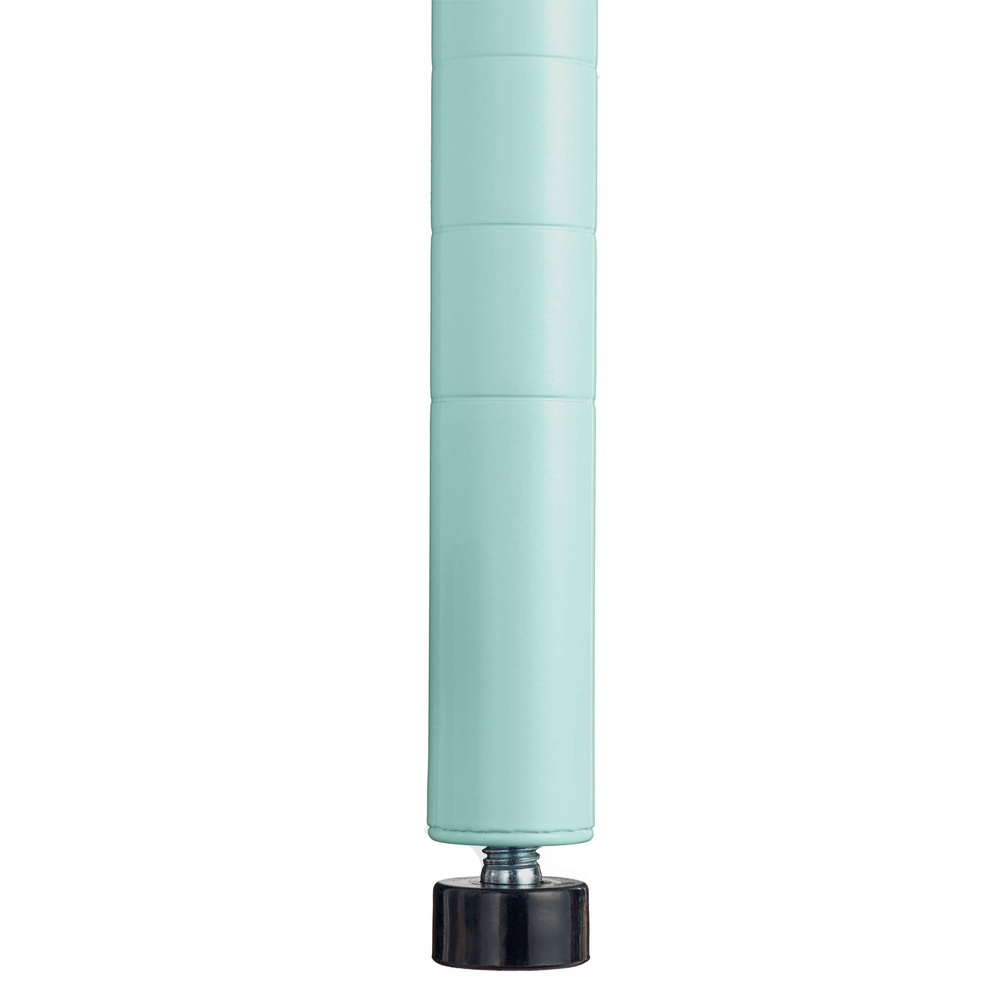 Design Ideas MeshWorks Metal Storage Utility Wood Top Shelving Unit Rack, Green - VMInnovations