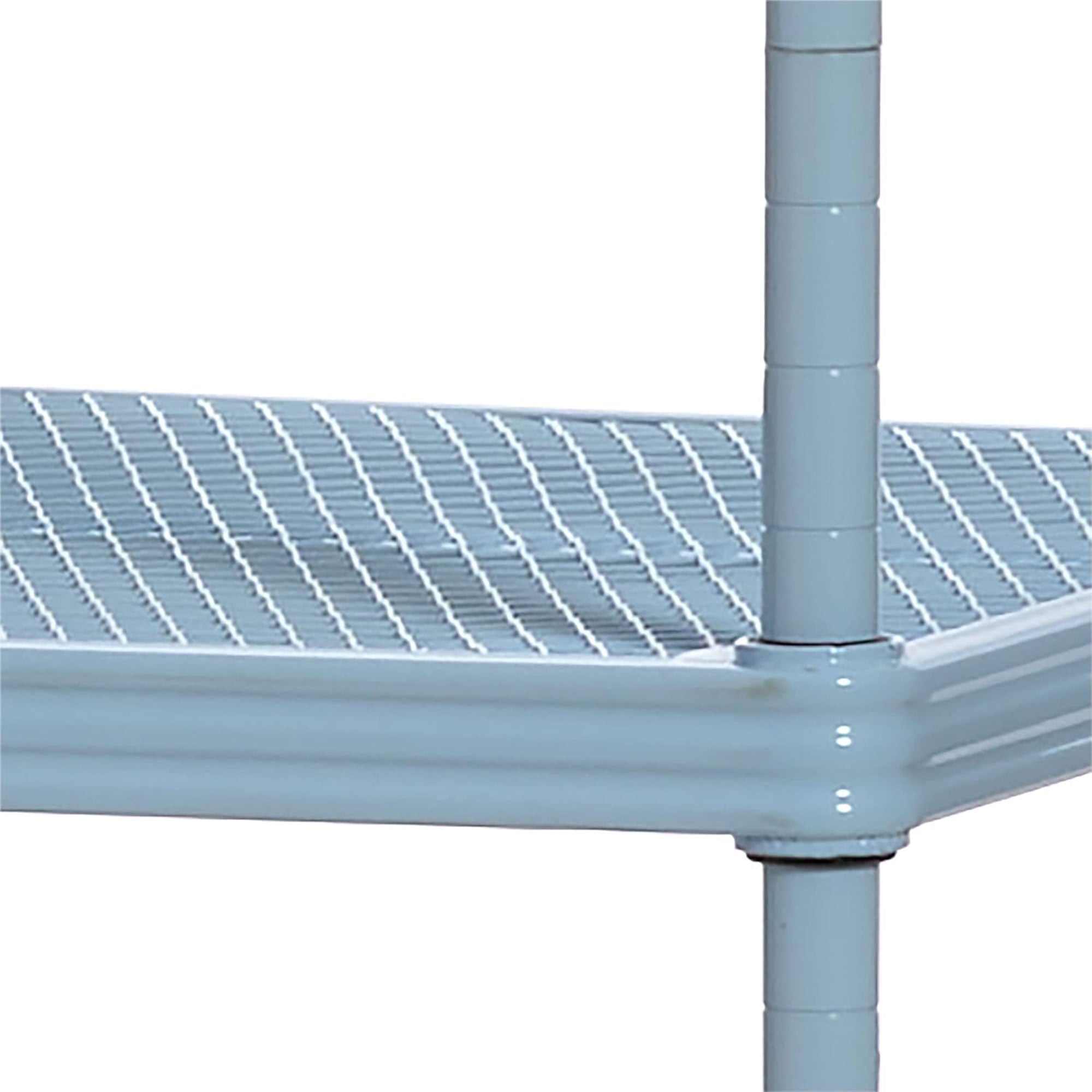 Design Ideas MeshWorks 5 Tier Tower Metal Storage Shelving Unit Rack (Open Box) - VMInnovations