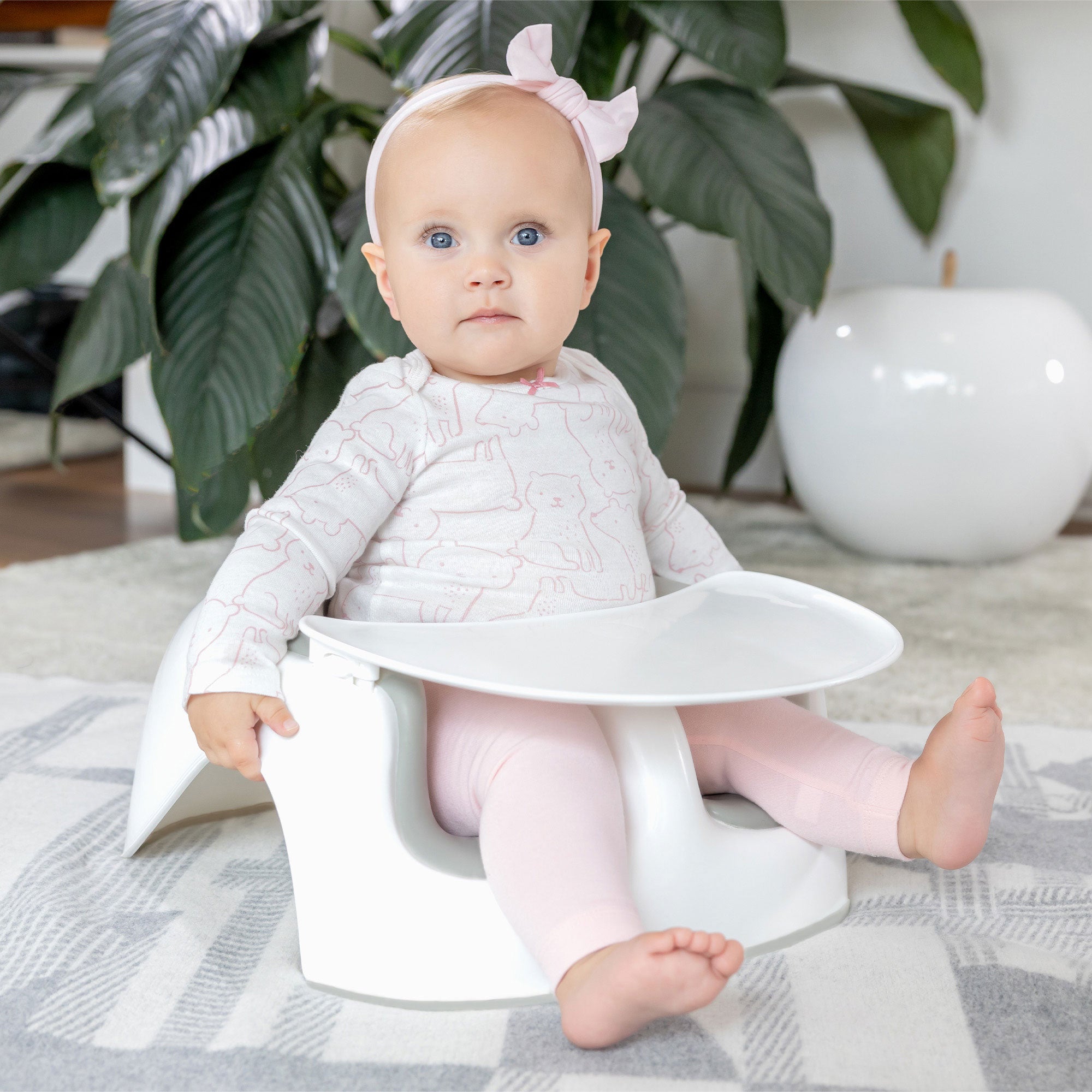 Bumbo Floor Seat LITE Combo with Detachable Feeding Playtime Tray Accessory - VMInnovations