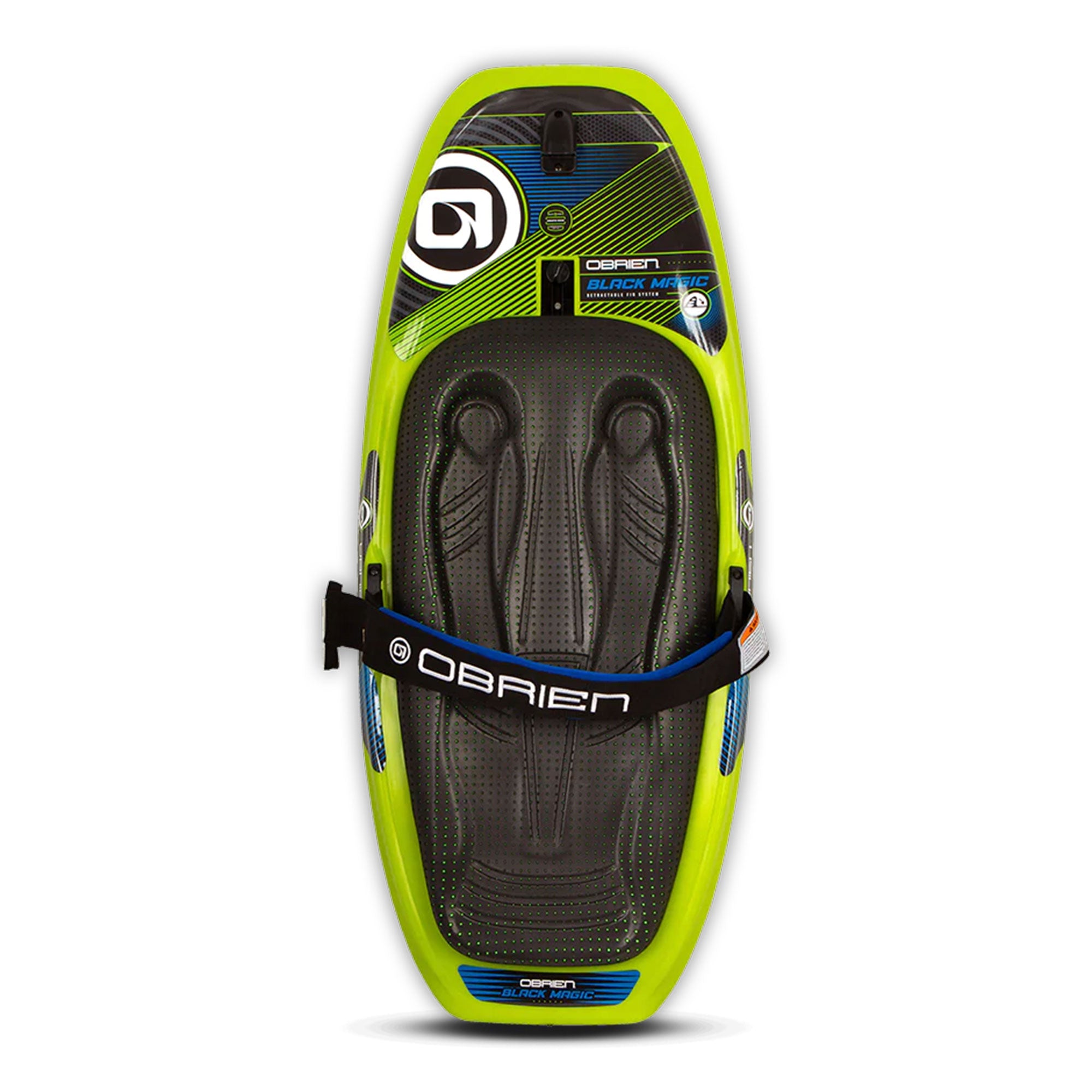 O'Brien Black Magic Kneeboard with Cable Actuated Retractable Fins and Hook - VMInnovations