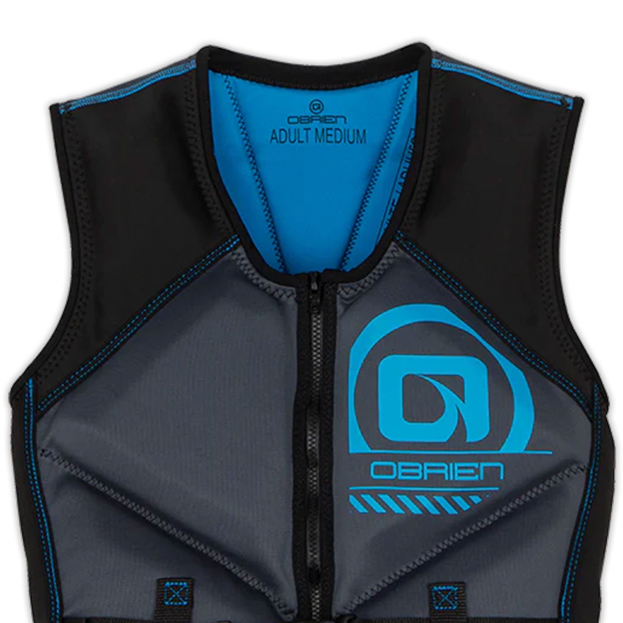 O'Brien Men's Recon L Life Jacket with Split Back Panel and BioLite Inner, Blue (Open Box) - VMInnovations