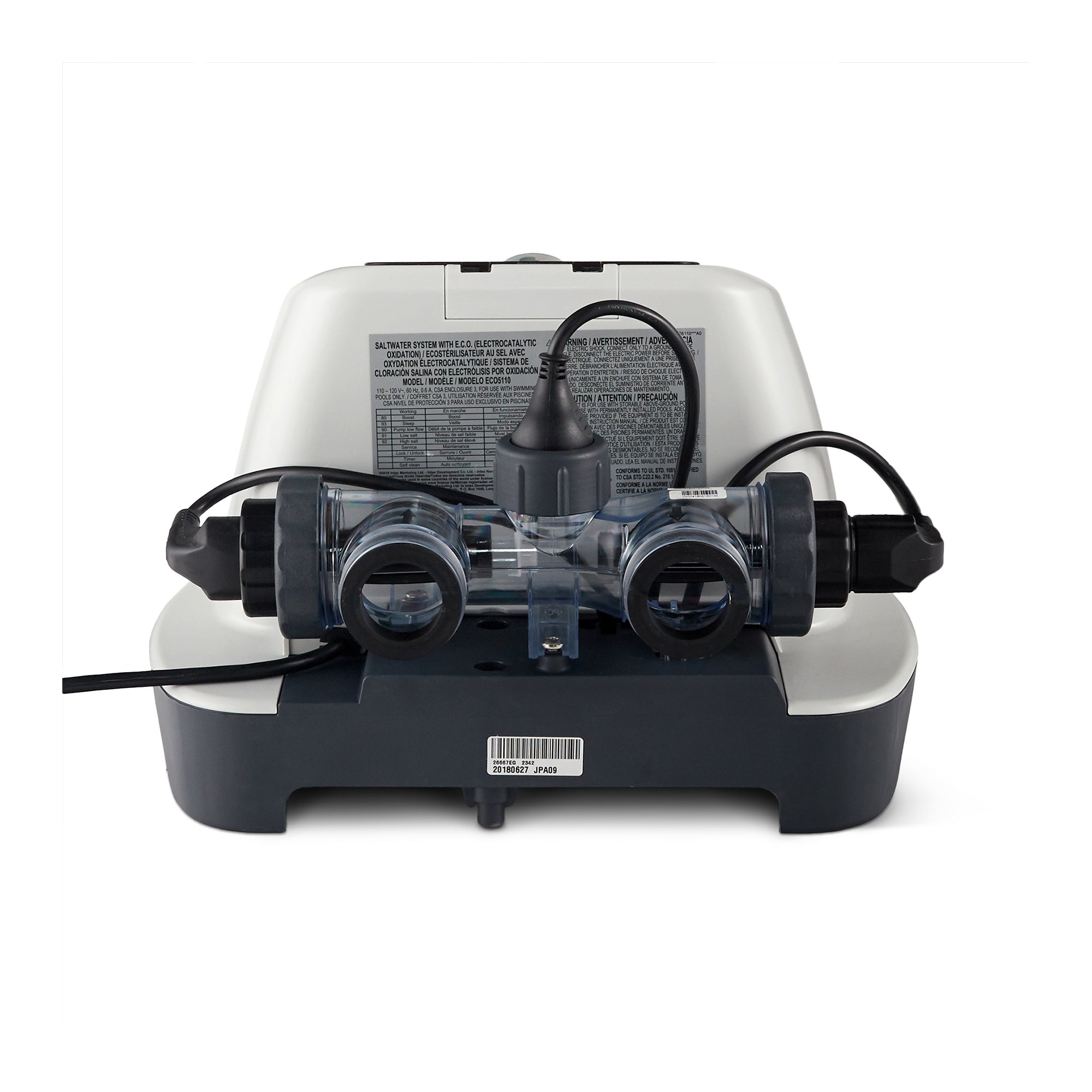Intex ZX100 Auto Pressure Side Pool Cleaner with Krystal Clear Saltwater System - VMInnovations