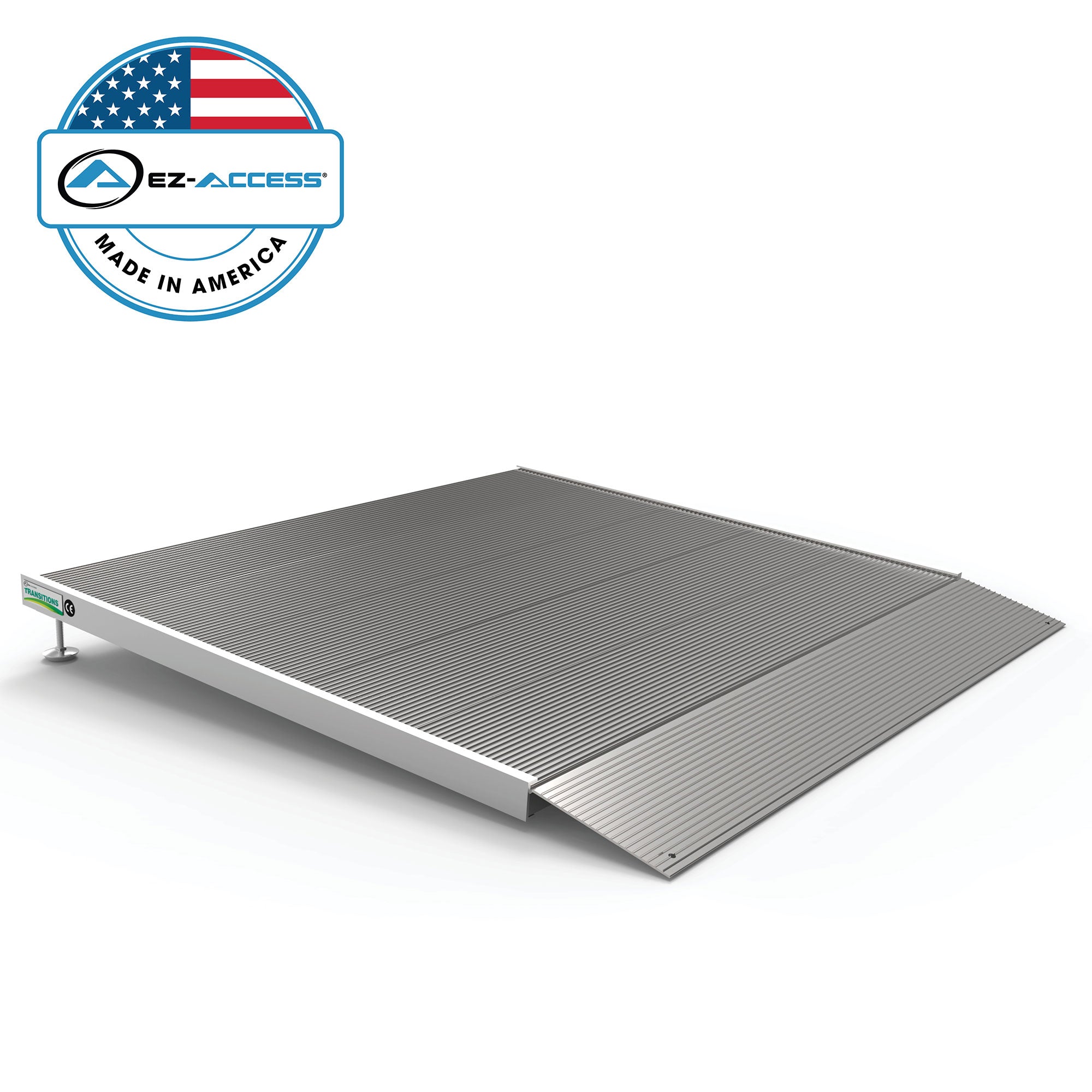 EZ-ACCESS 36” Portable Self Supporting Aluminum Angled Entry Ramp (Used) - VMInnovations
