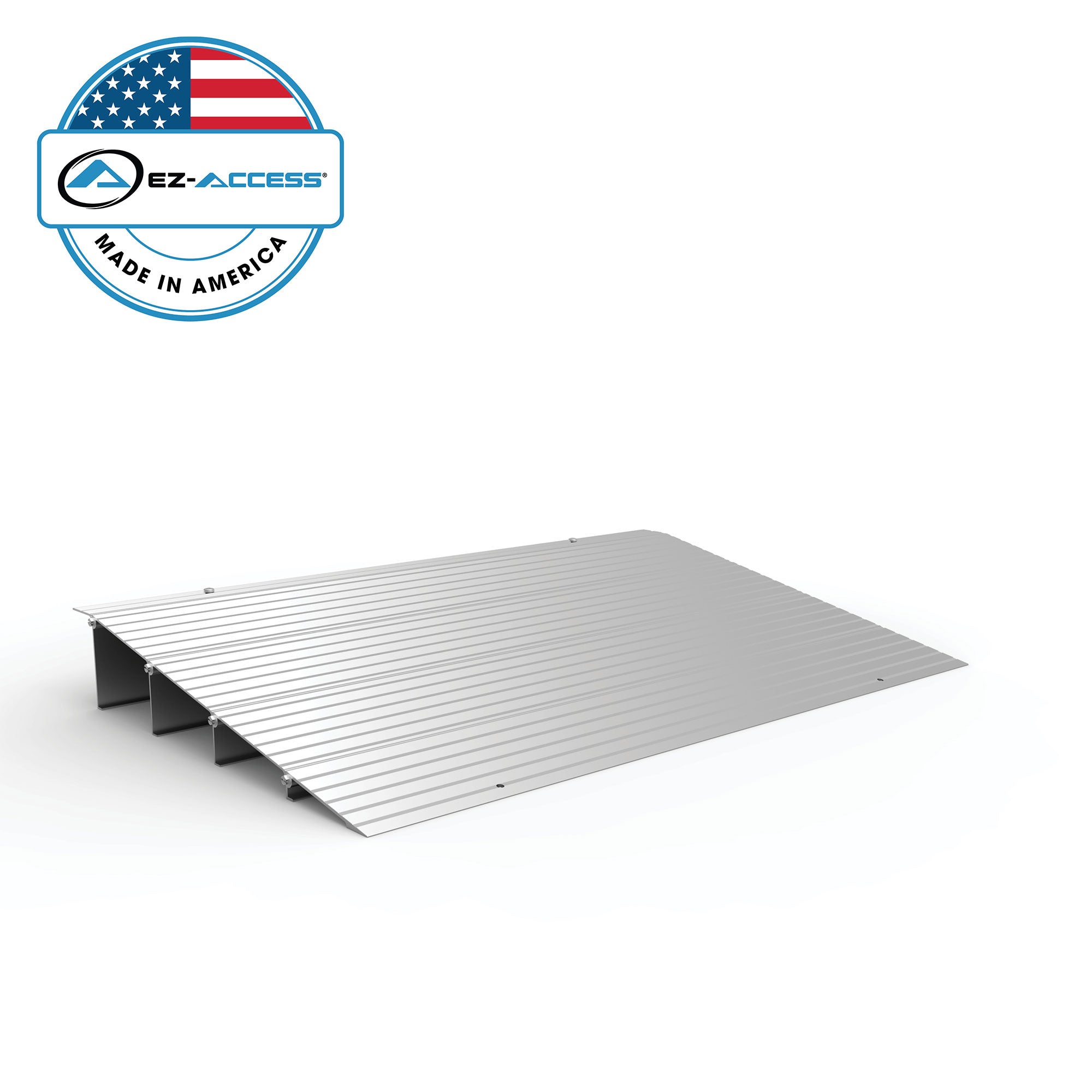 EZ-ACCESS 4” Portable Self Supporting Aluminum Modular Entry Ramp (Used) - VMInnovations