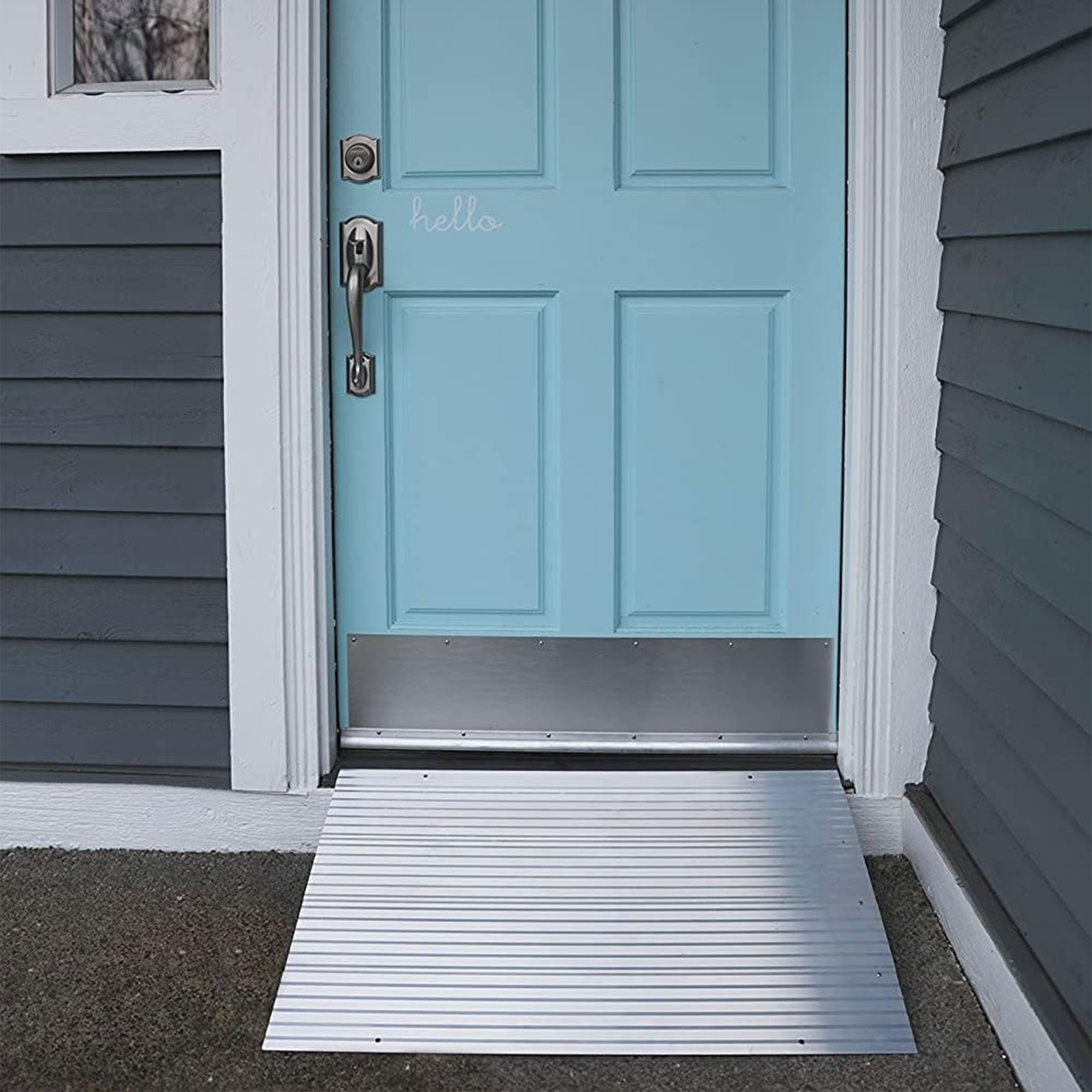 EZ-ACCESS 4” Portable Self Supporting Aluminum Modular Entry Ramp (Used) - VMInnovations