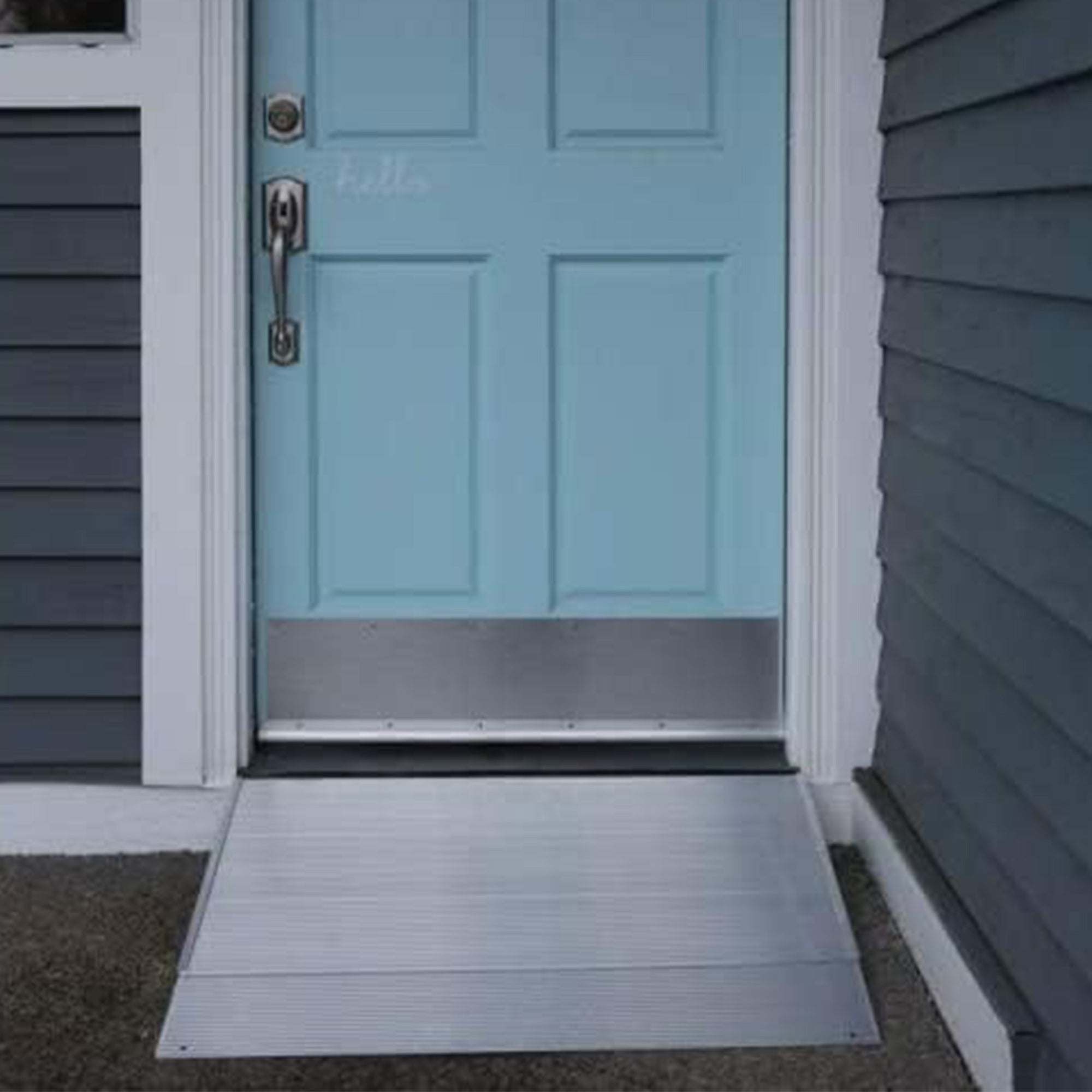 EZ-ACCESS TRANSITIONS 12” Portable Aluminum Angled Entry Ramp (Open Box) - VMInnovations
