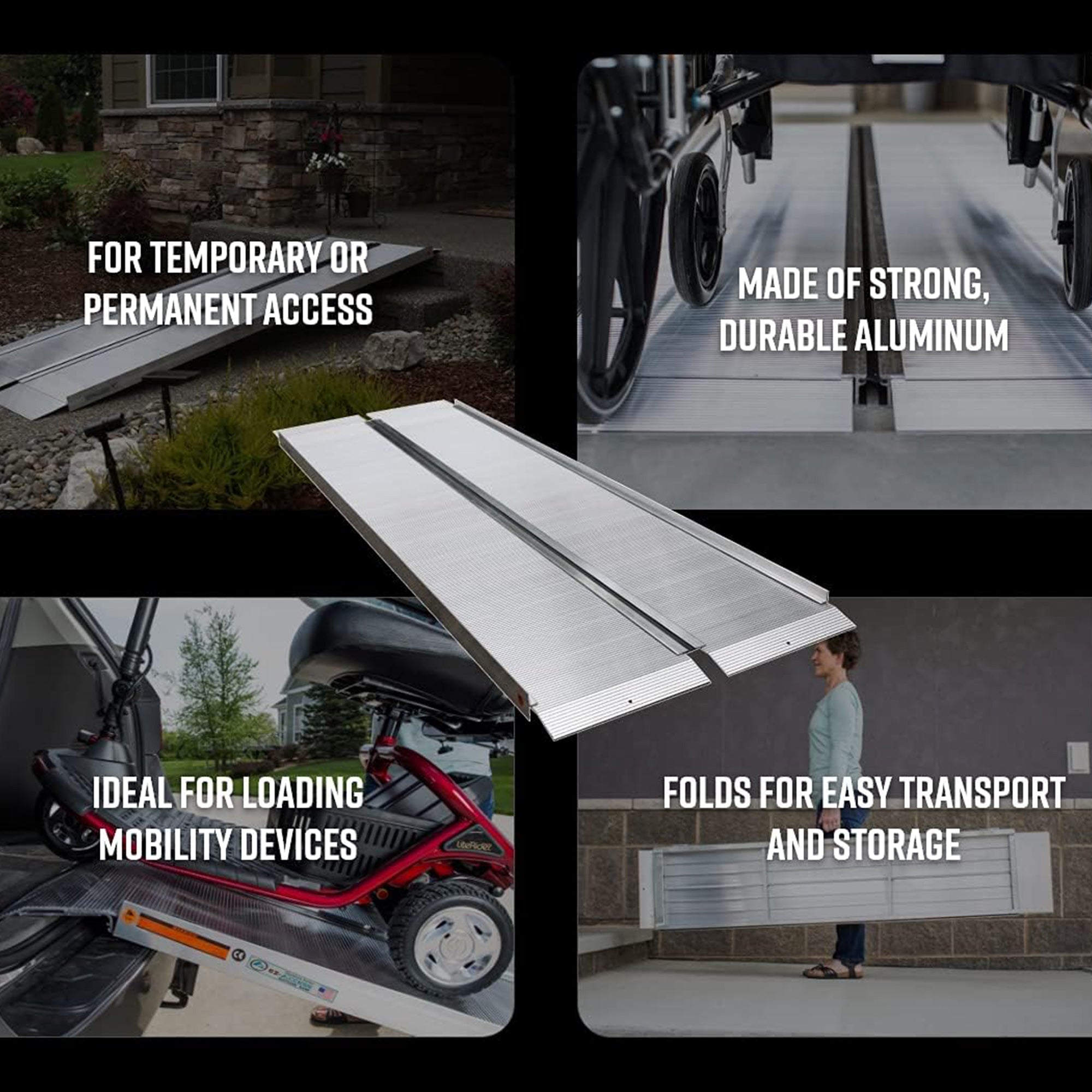 EZ-ACCESS SUITCASE 3’ x 30" Portable Ramp for Scooters & Wheelchairs (Open Box) - VMInnovations