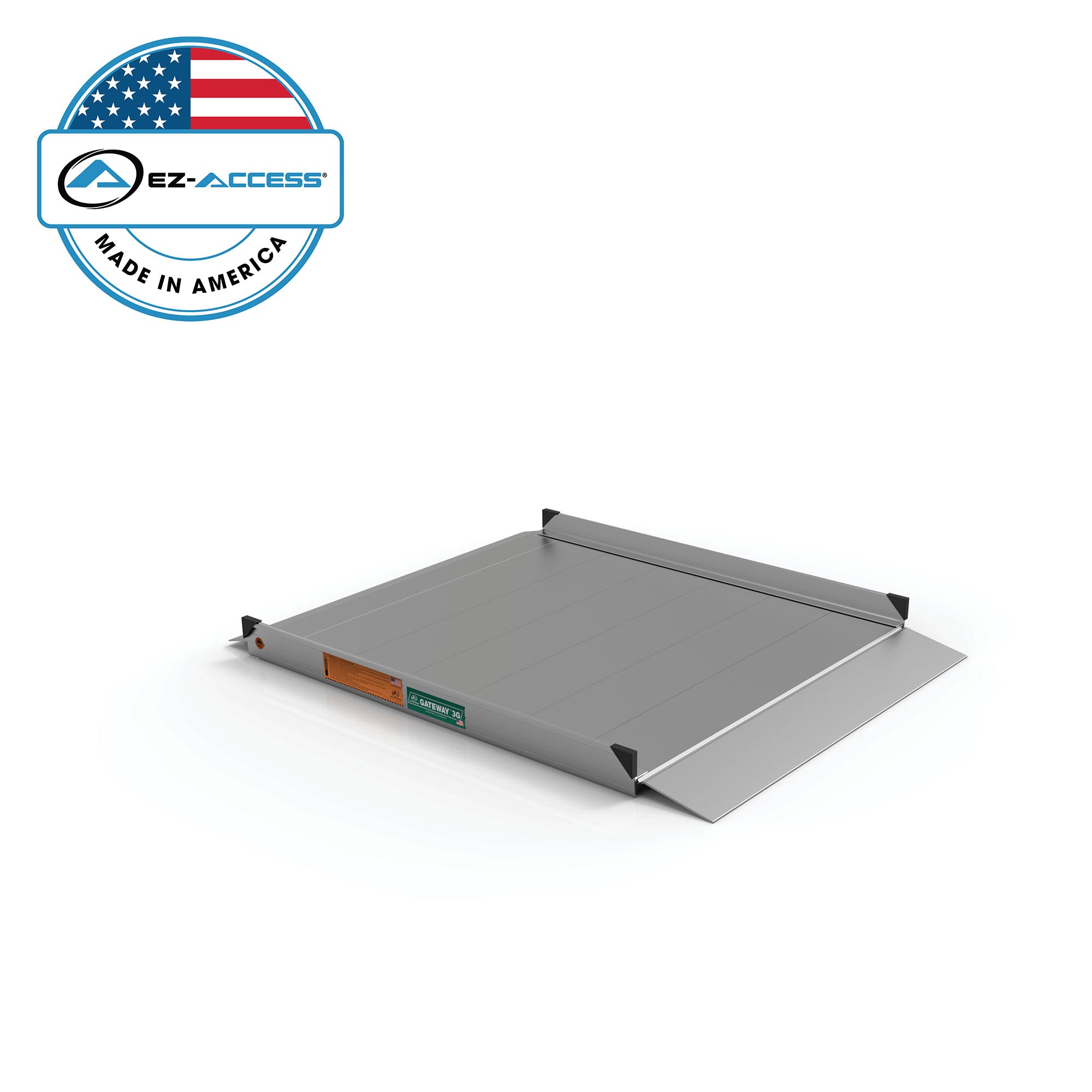 EZ-ACCESS GATEWAY 3G 4 Foot Solid Surface Aluminum Portable Wheelchair Ramp - VMInnovations