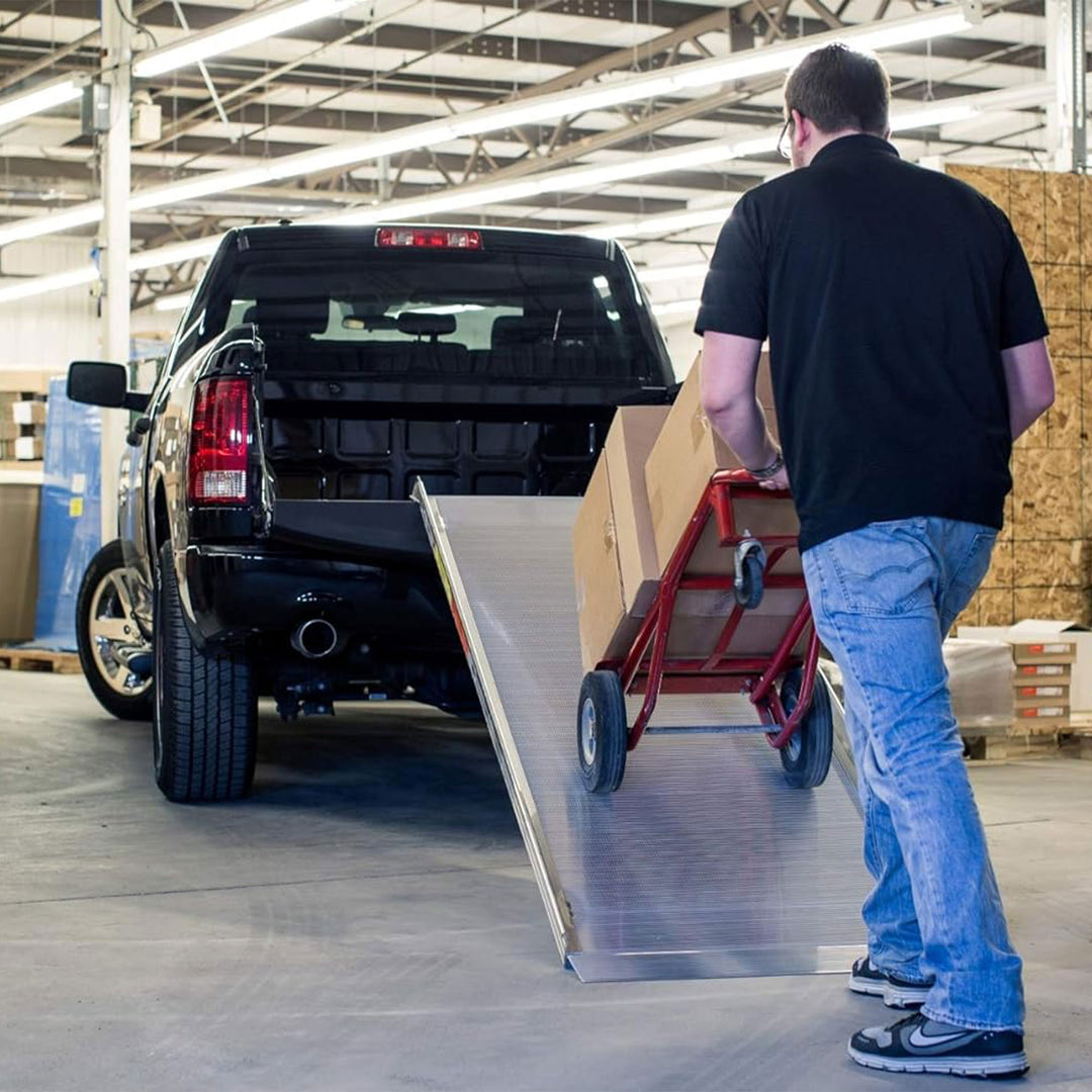 EZ-ACCESS TRAVERSE 4 Foot Walk Ramp w/Textured Surface & Hook/Strap Attachment - VMInnovations