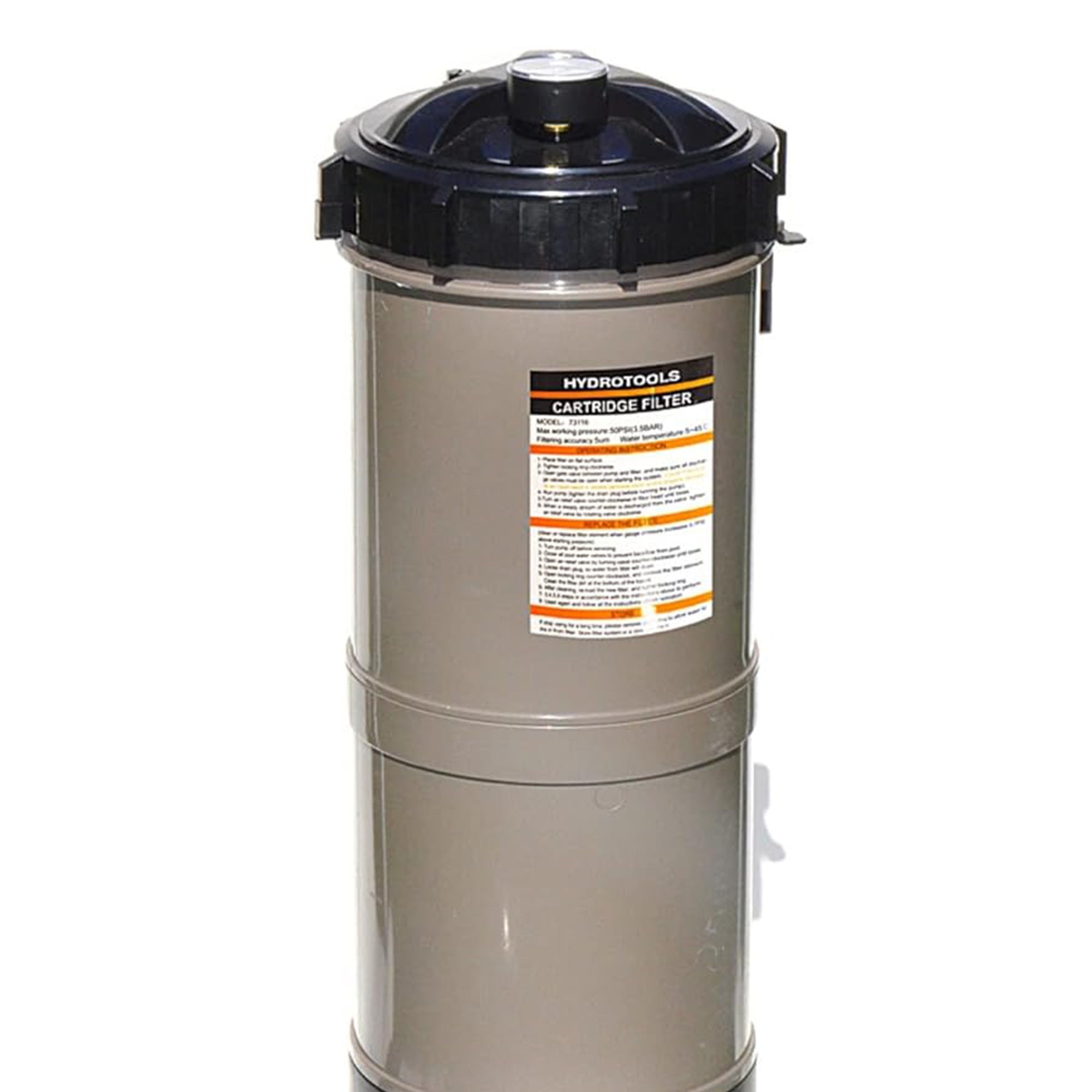 Swimline HydroTools 40 Sq Ft Extra 5 Element Cartridge Pool Filter Tank(Used) - VMInnovations