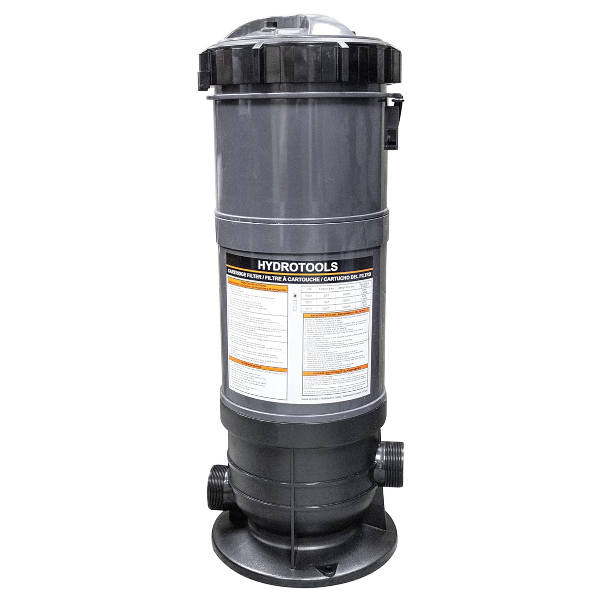 Swimline HydroTools 50 Sq Ft Sure Flo Pool Filter Tank and Elements (For Parts)