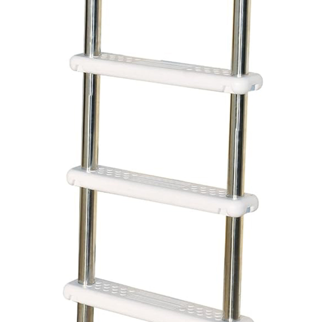 Swimline HydroTools Stainless Steel Pool Deck Ladder with Non Slip Molded Steps - VMInnovations