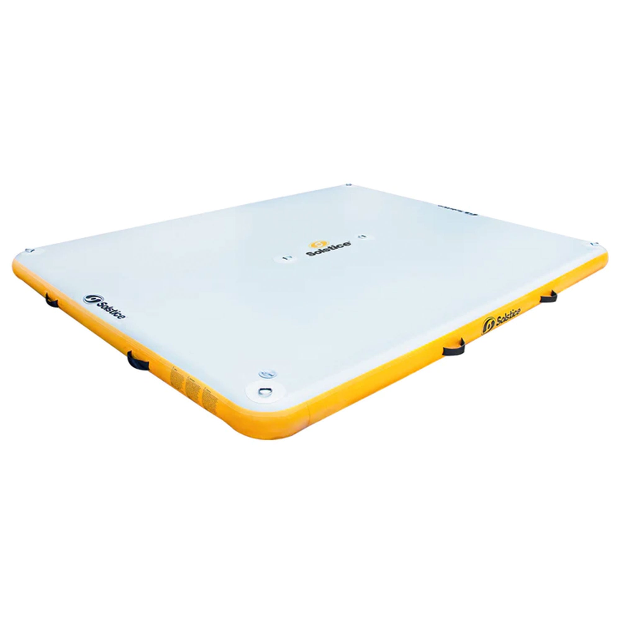 Solstice 10' x 10' Inflatable Floating Dock Rafting Platform with Pump and Bag - VMInnovations