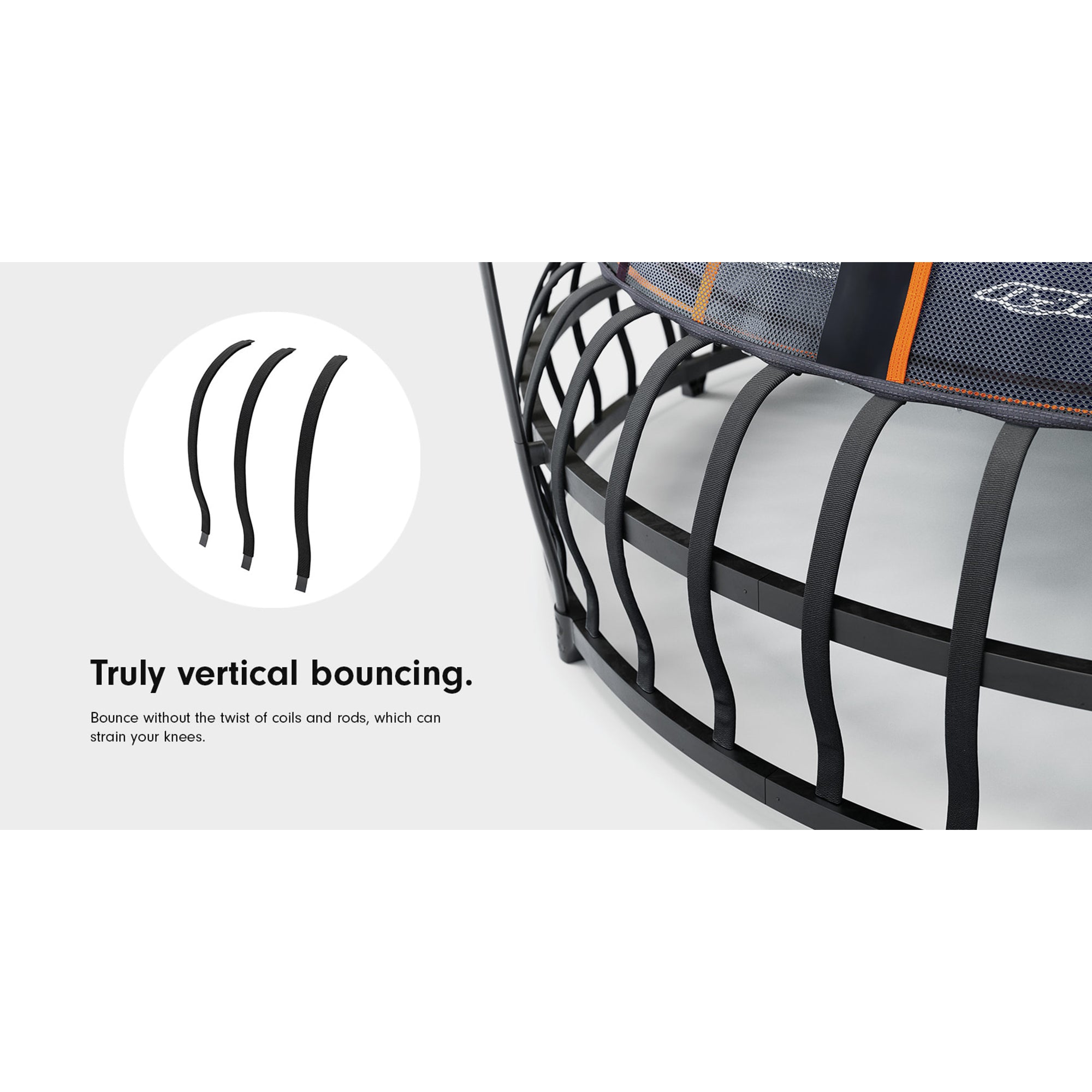 Vuly Trampolines Thunder Pro Trampoline w/Dual Ring Foundation & Built In Games
