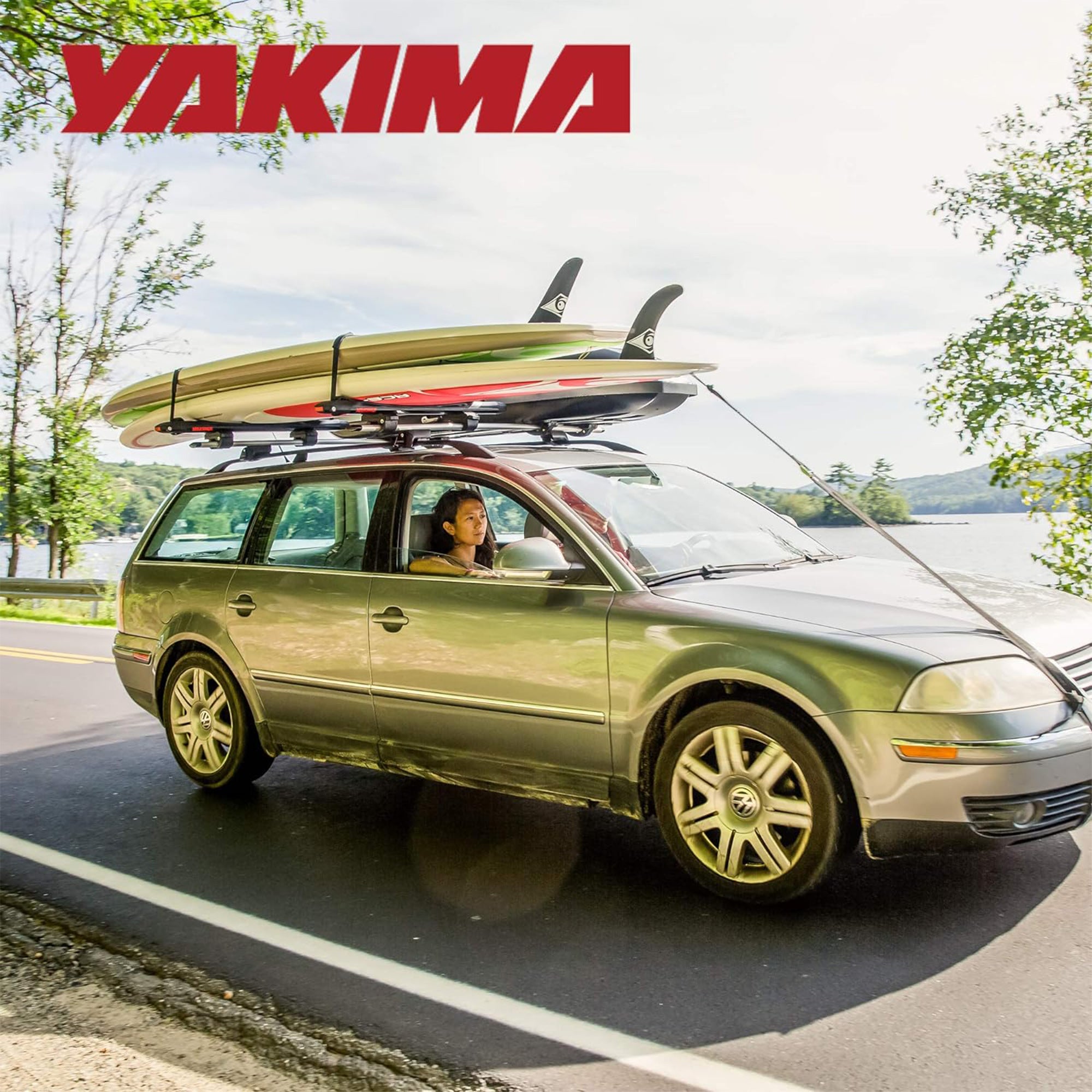SupDawg Rooftop Mounted Stand Up Paddleboard & Surfboard Rack, Black (Used) - VMInnovations