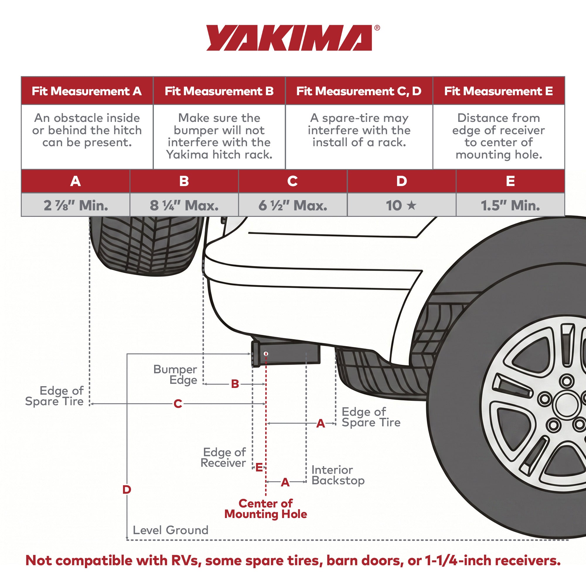 Yakima Hitch Mount Swing Away Rack Adapter for 2" Receivers,Black(Used) - VMInnovations