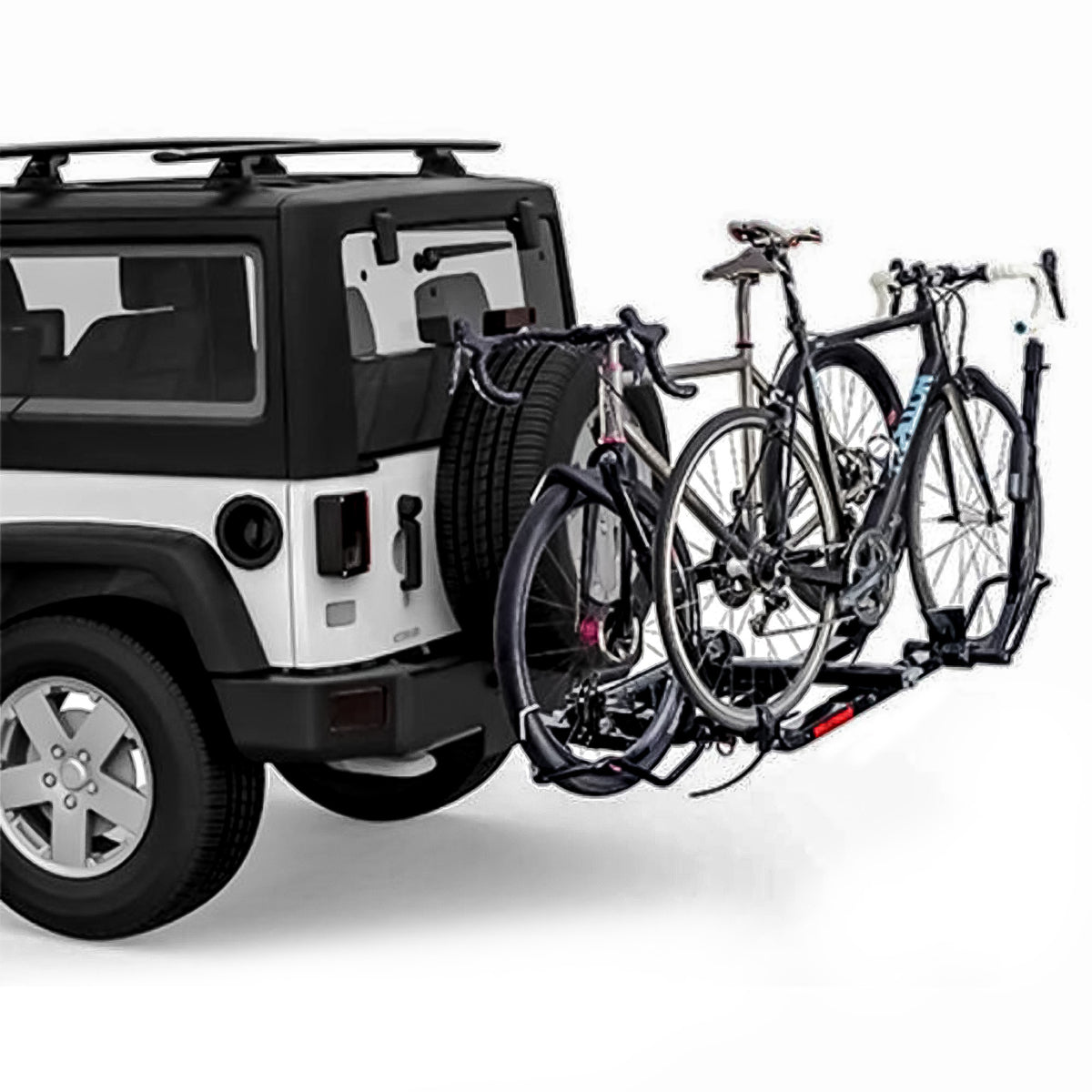 Yakima Hitch Mount Swing Away Rack Adapter for 2 Inch Receivers, Black(Open Box)