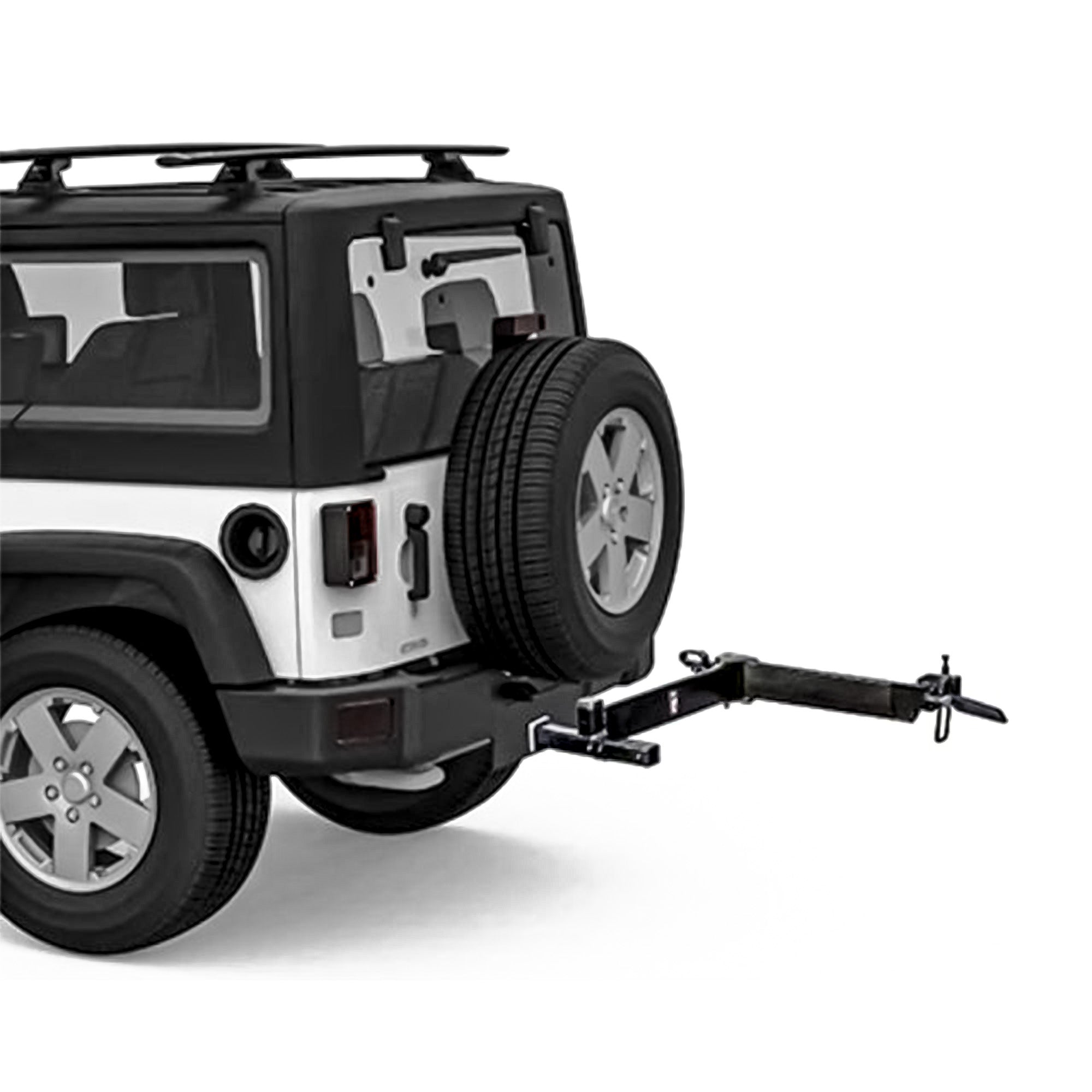 Yakima Hitch Mount Swing Away Rack Adapter for 2" Receivers,Black(Used) - VMInnovations