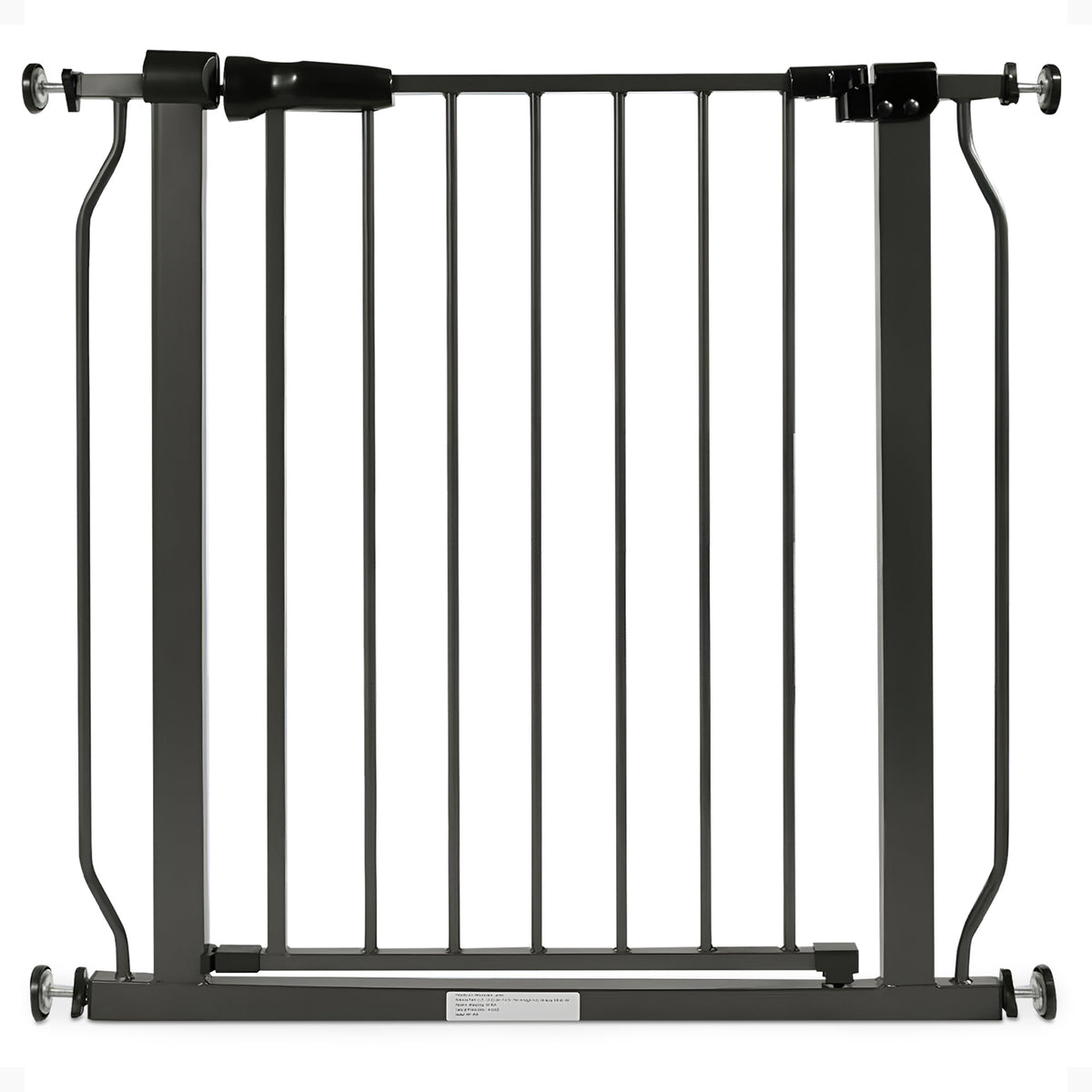 BalanceFrom Walk-Thru Baby/Pet Safety Gate, 29.1-33.8"W, 30"H Graphite(Open Box) - VMInnovations