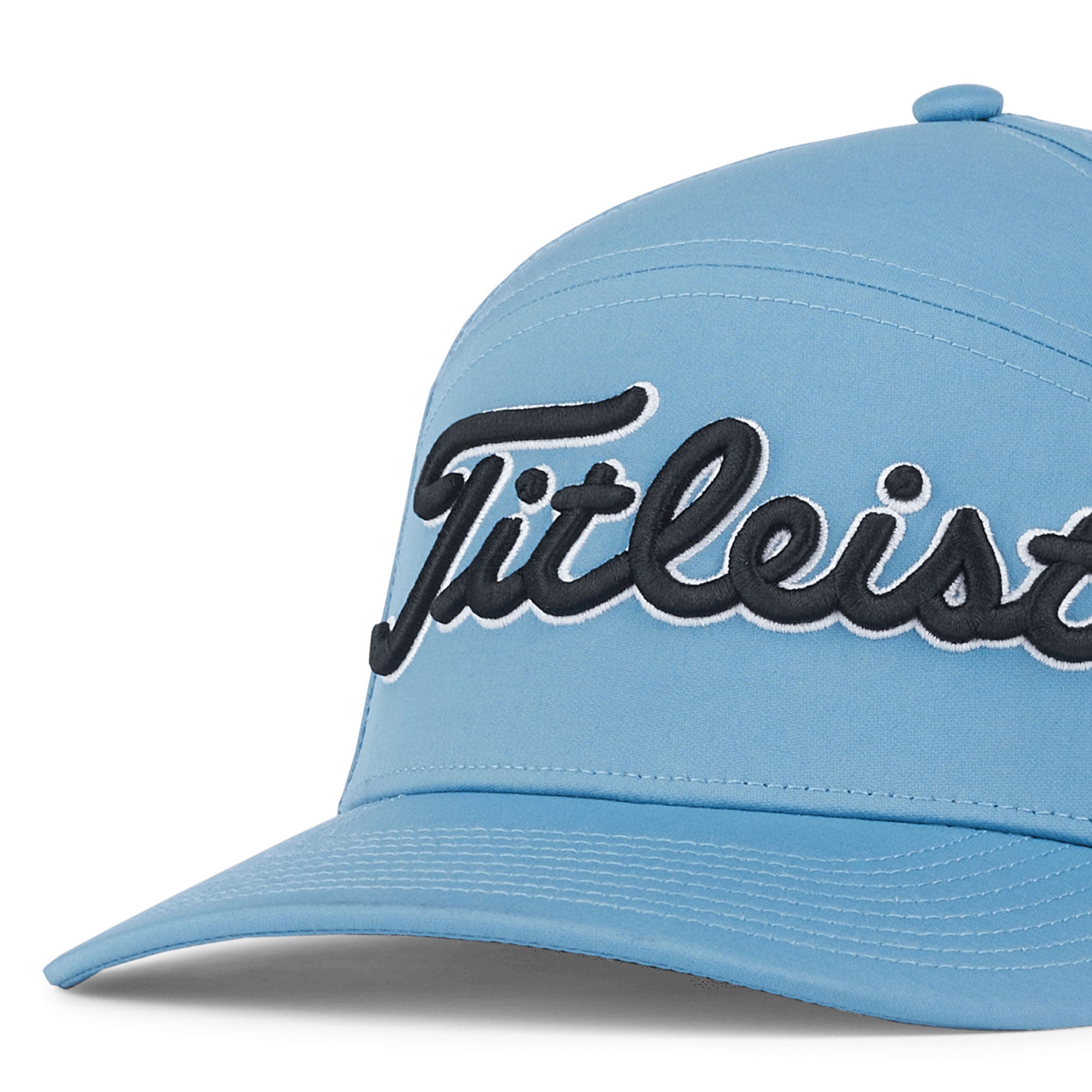 Titleist Diego Semi Curved Bill Split Panel Snapback Golf Cap, Niagara/Black