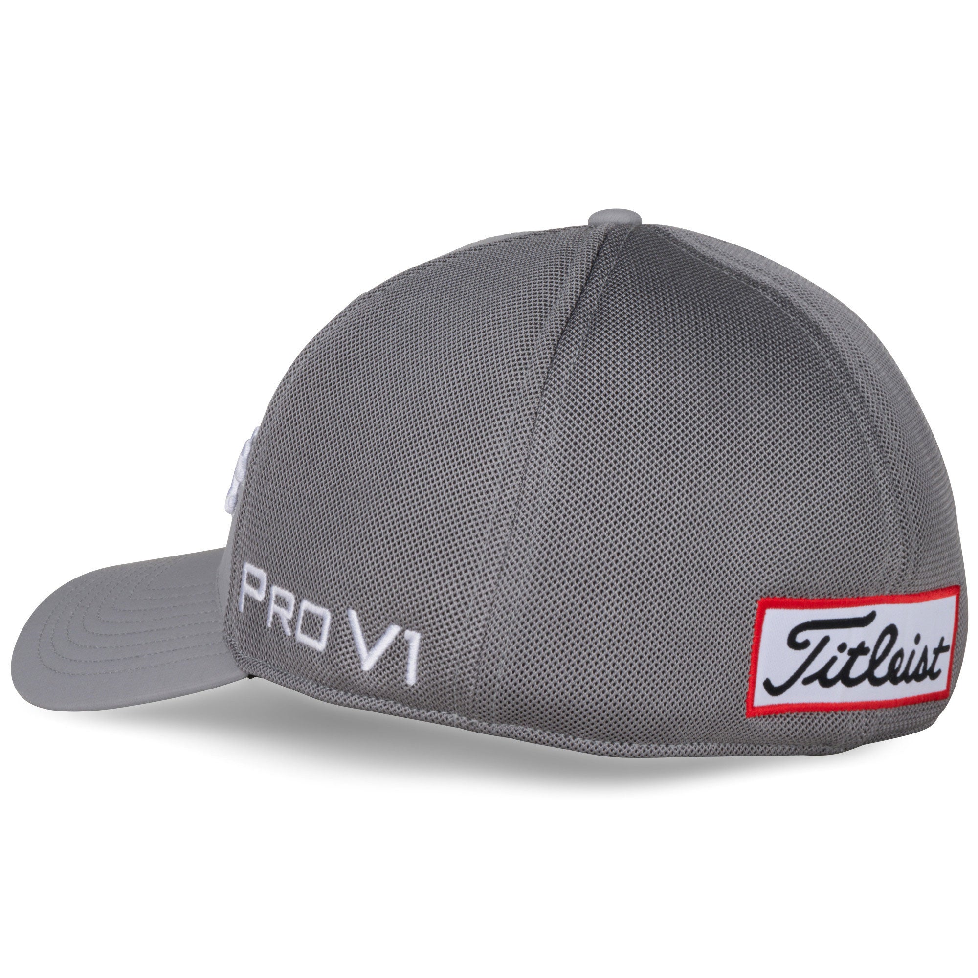Titleist Tour Sports Small to Medium Mesh Standard Curve Bill Golf Cap Hat, Gray - VMInnovations
