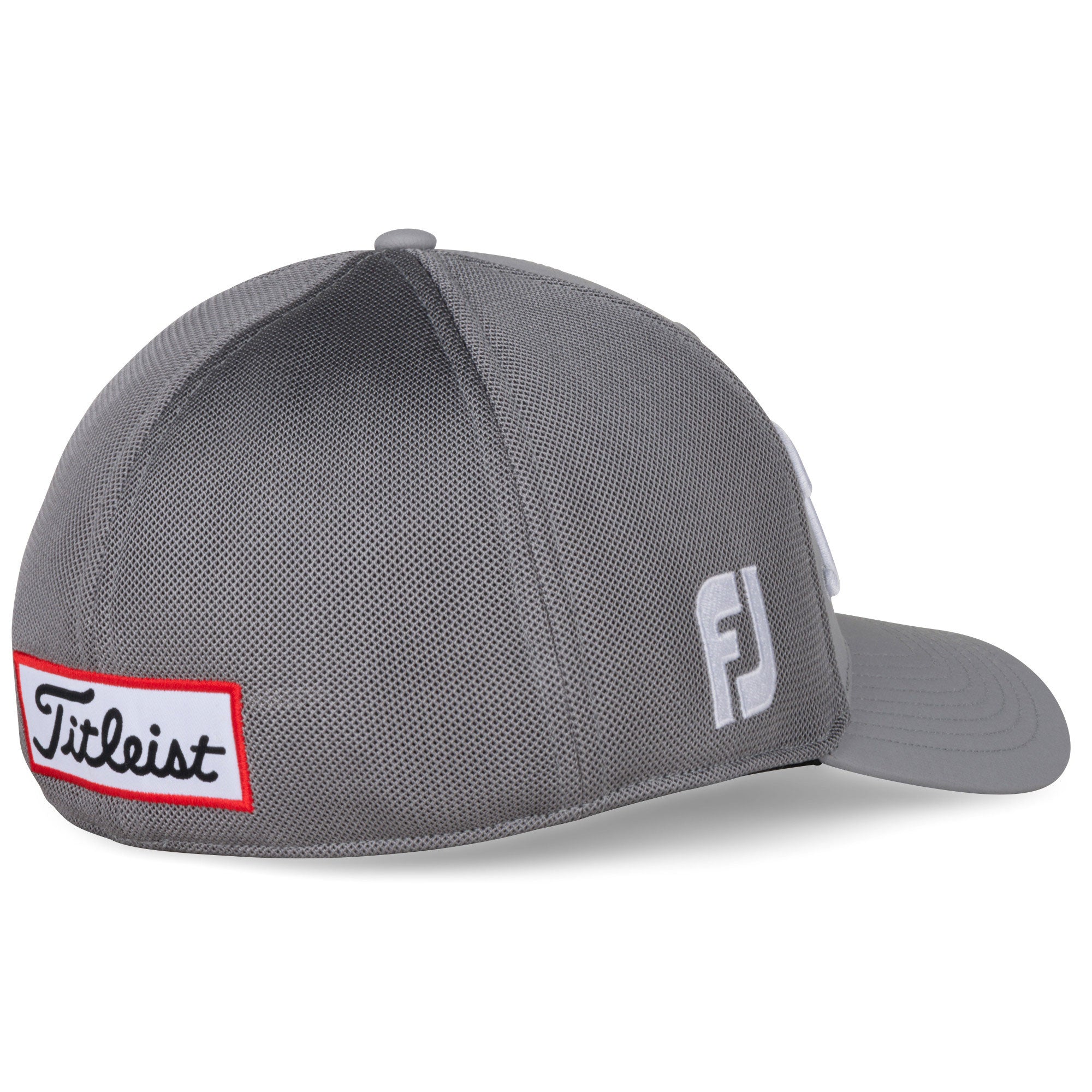 Titleist Tour Sports Small to Medium Mesh Standard Curve Bill Golf Cap Hat, Gray - VMInnovations