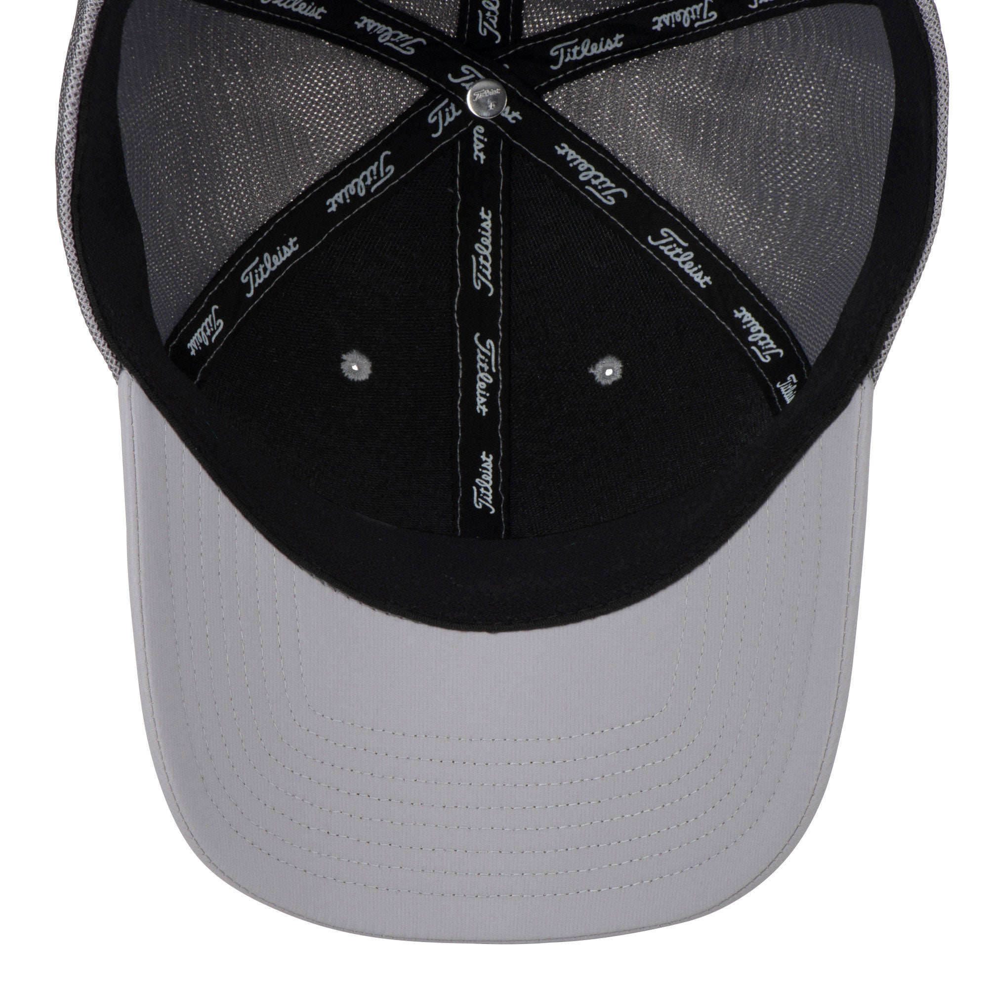 Titleist Tour Sports Small to Medium Mesh Standard Curve Bill Golf Cap Hat, Gray - VMInnovations