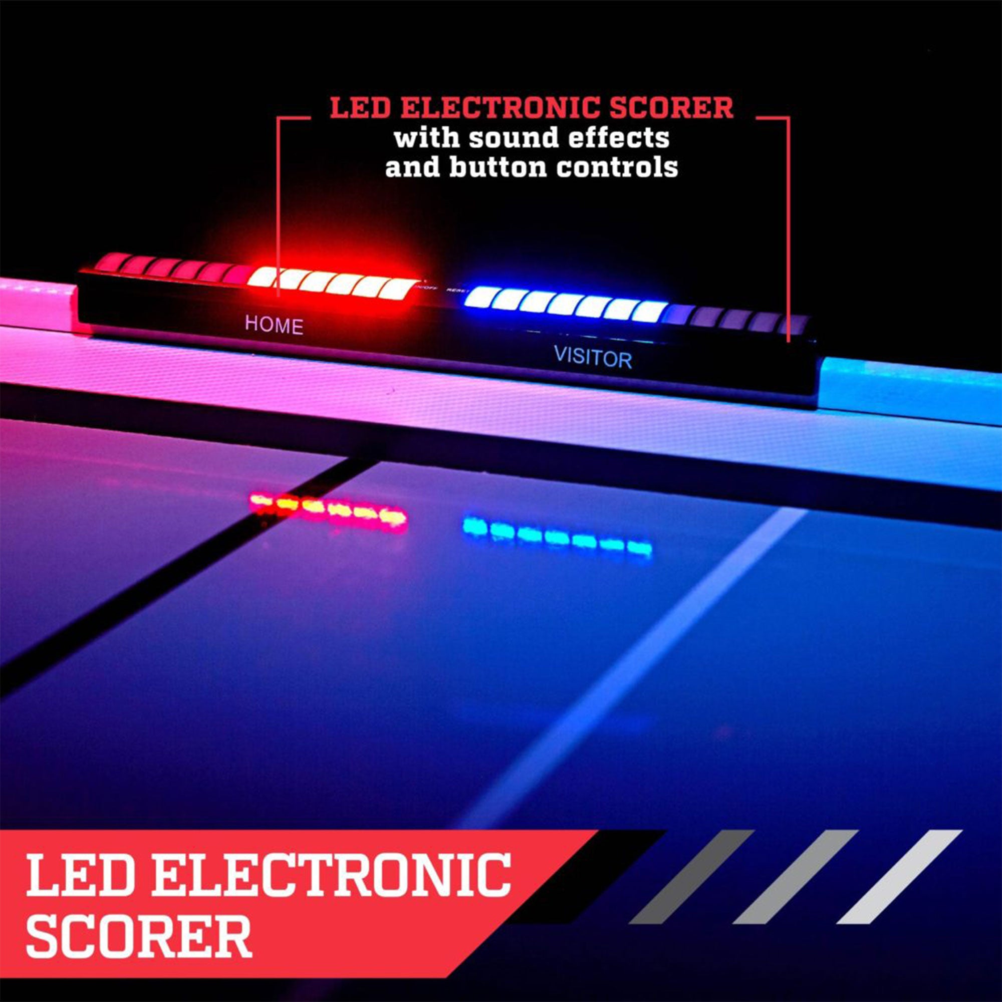 ESPN 72'' Air Powered Hockey Arcade Table with Table Tennis Conversion Top(Used) - VMInnovations