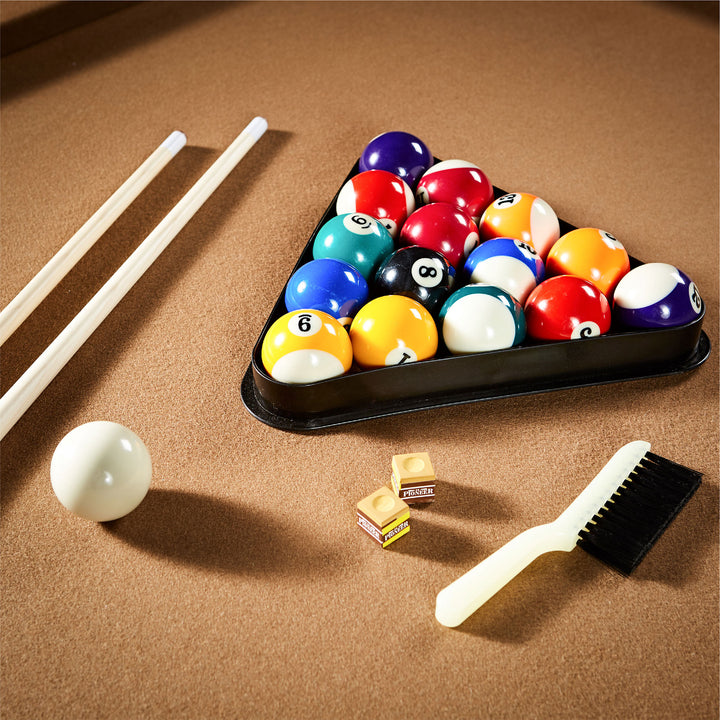 Barrington Billiards 7.5' Pocket Table w/Pool Ball & Cue Stick Set(Open Box) - VMInnovations