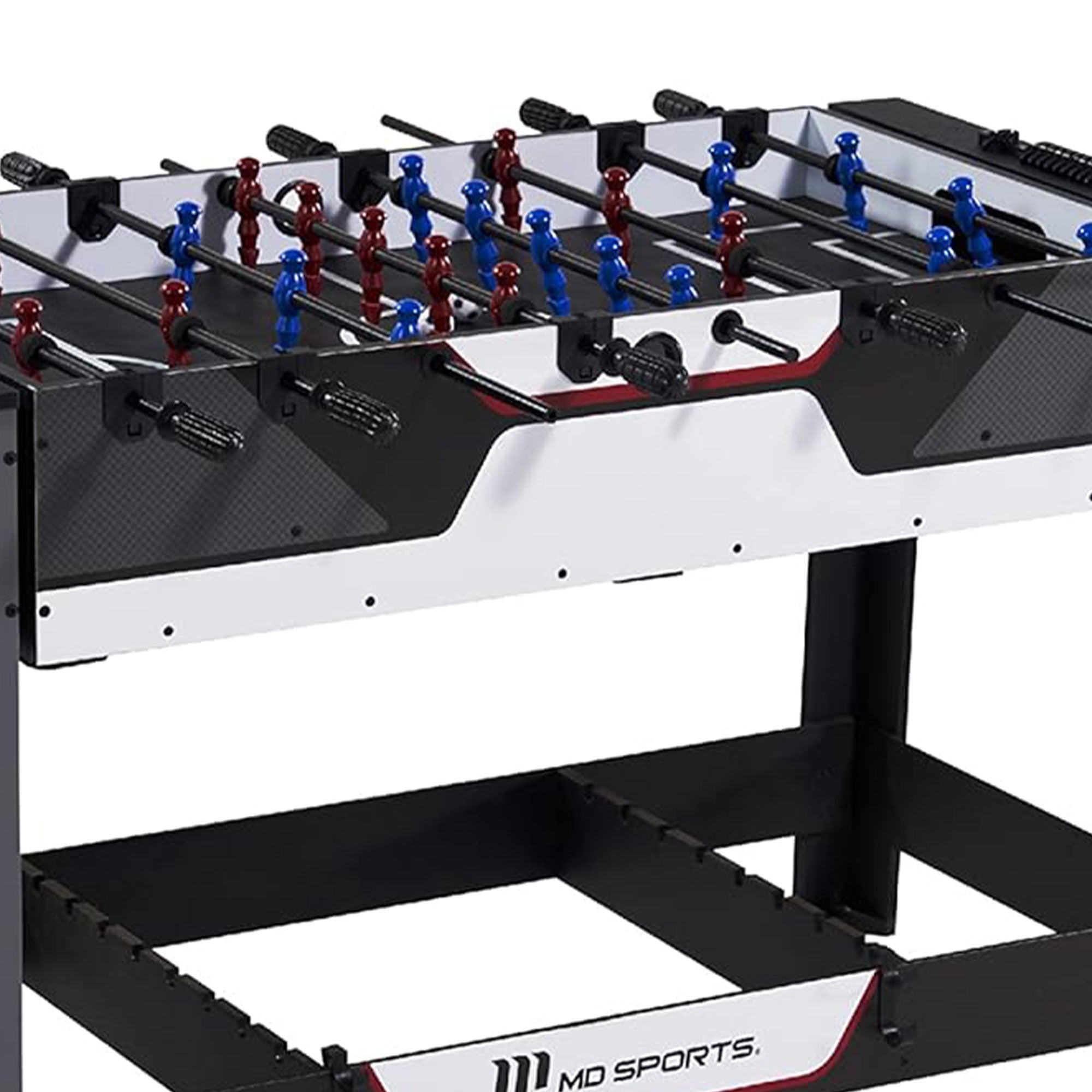MD Sports 48" 2 in 1 Billiards and Foosbal Swivel Table w/Accessories (Open Box) - VMInnovations