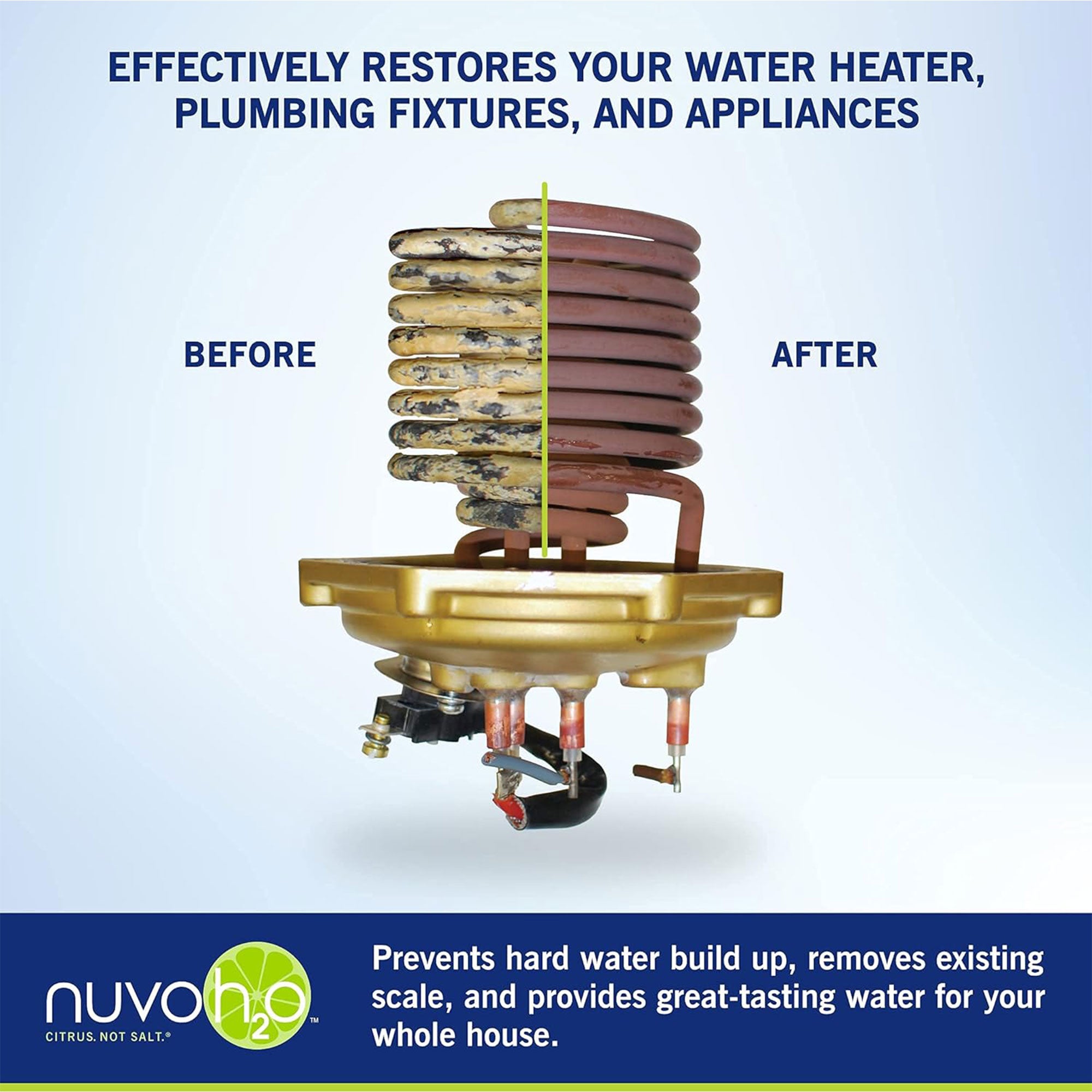 NuvoH2O Manor Salt Free Water Softening System Manor with Replacement Cartridge - VMInnovations