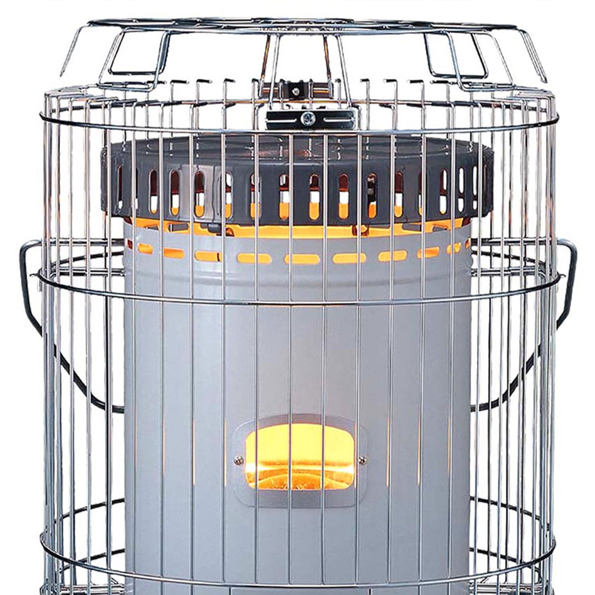 Kero World 23,800 BTU Portable Indoor Kerosene Wick Convection Heater, Gray - VMInnovations