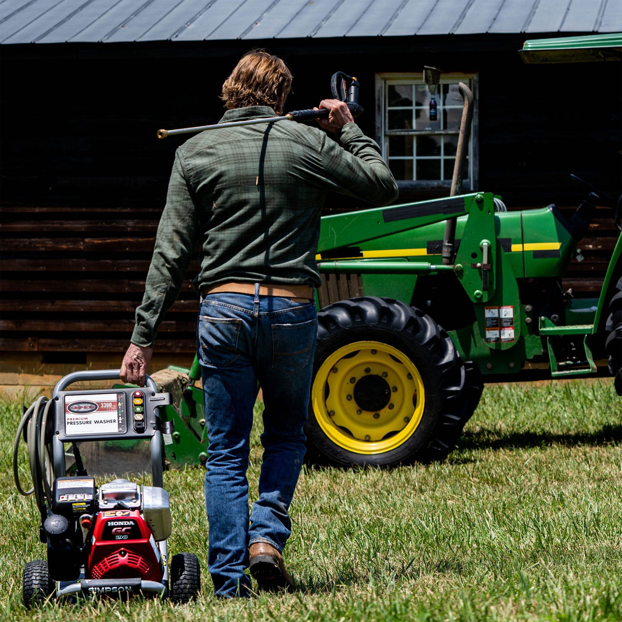Simpson Cleaning MegaShot 3300 PSI 2.4 GPM Portable Pressure Washer with Nozzles - VMInnovations